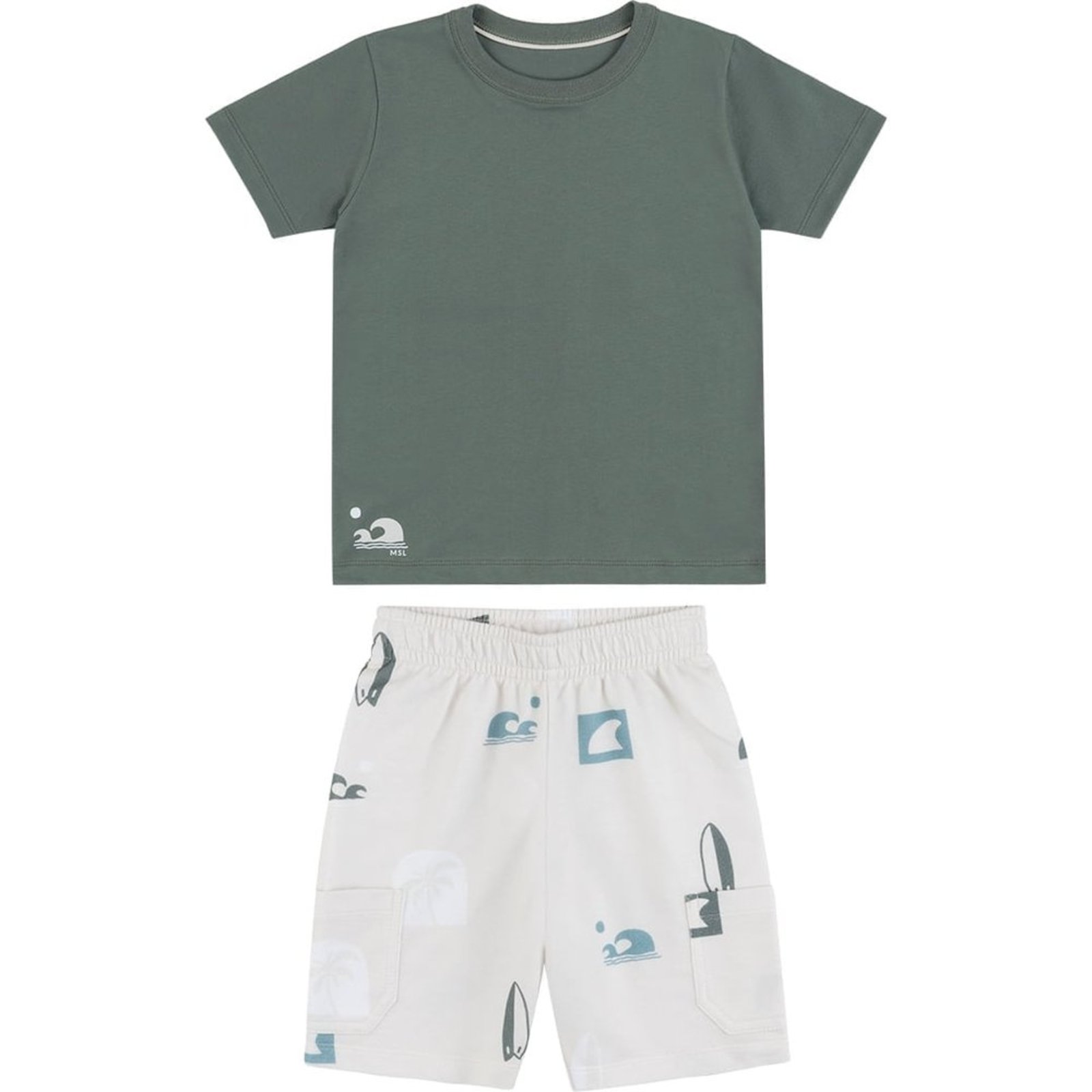 Infantil - Conjunto Curto Surf Menino Marisol