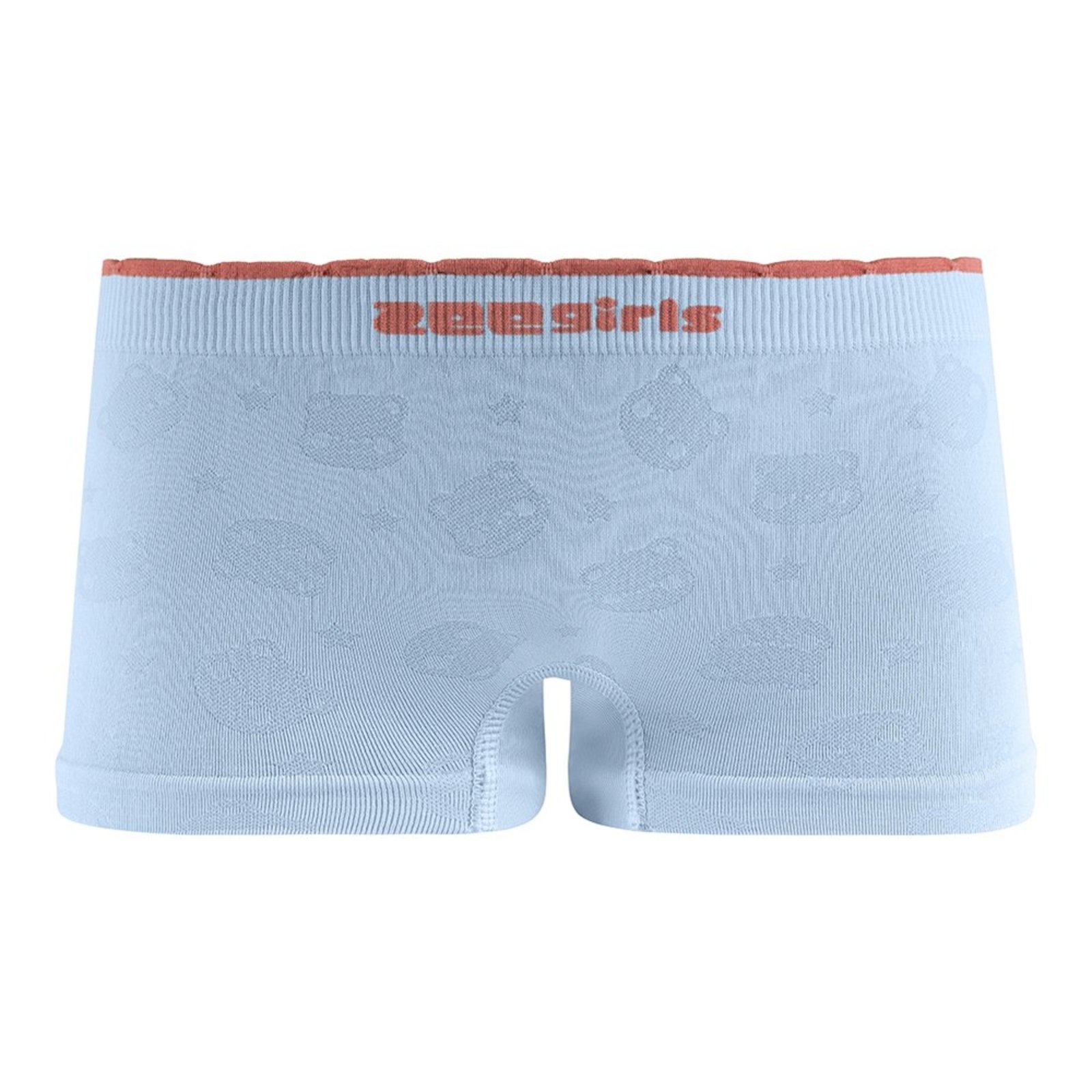 Calcinha Boxer sem Costura Ursinha Estelar Azul