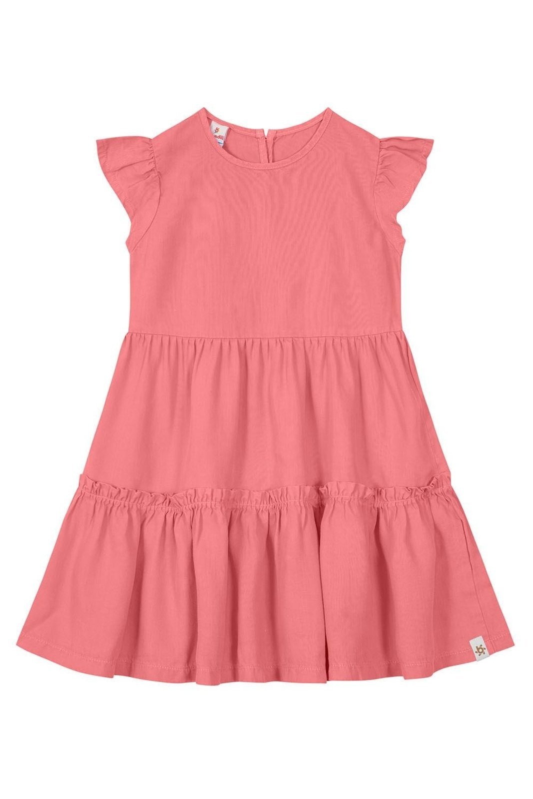 Vista 3 Infantil - Vestido liocel menina Brandili rosa Brandili rosa