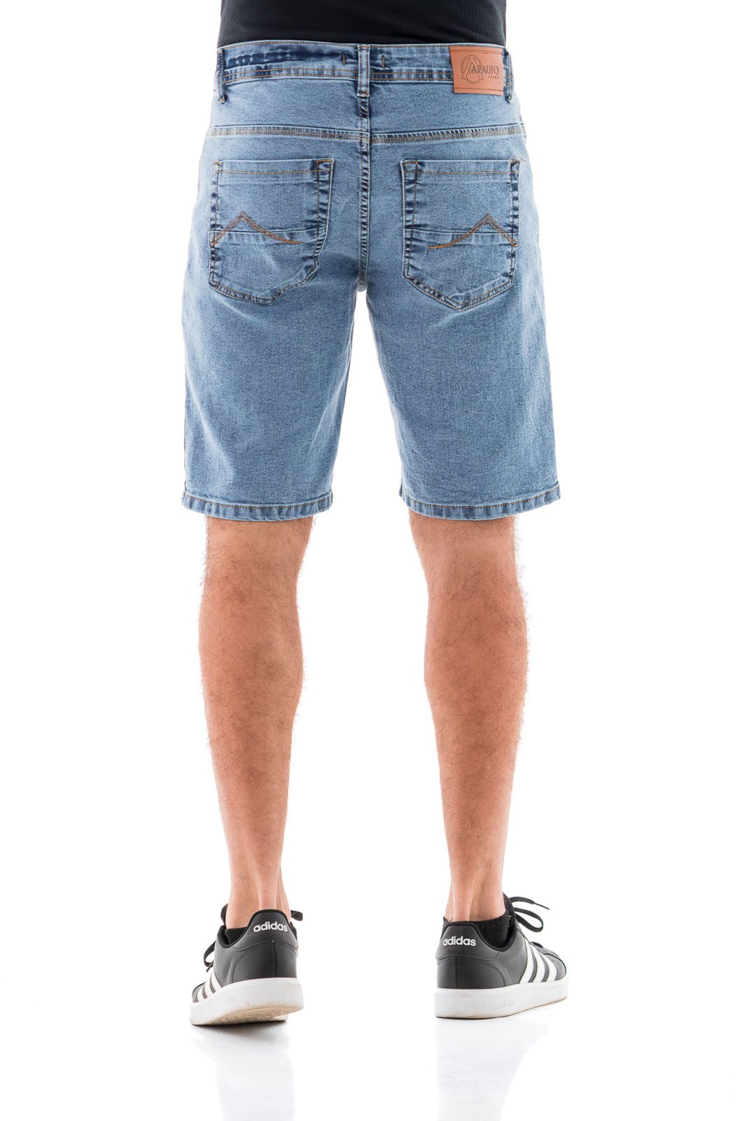 Vista 3 Bermuda Masculina Arauto Slim Bordado ARAUTO JEANS azul/jeans ARAUTO JEANS azul/jeans