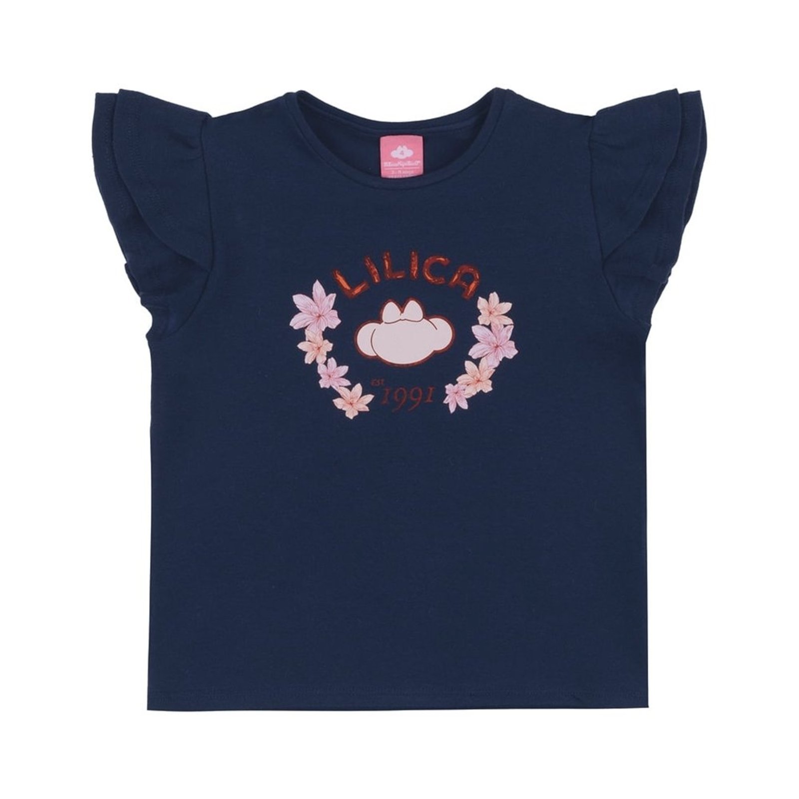 Infantil - Blusa Manga Curta Menina Lilica Ripilica