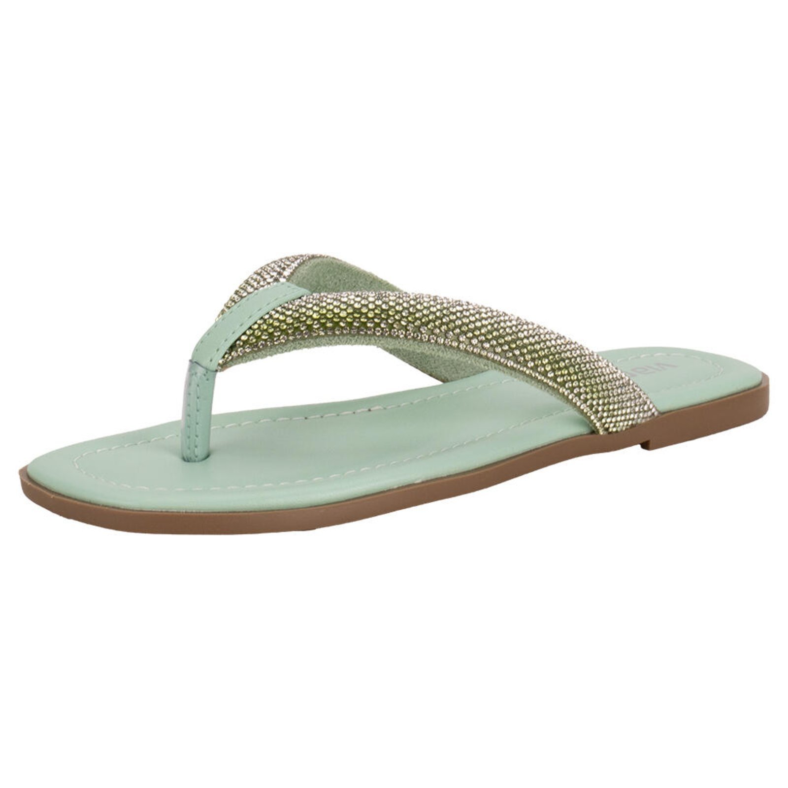 Tamanco Feminino Flat Via Marte 173018 5833018 Verde