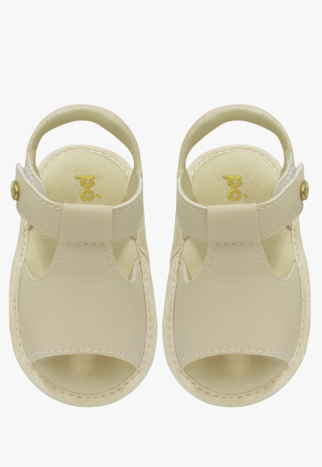 Vista 3 Infantil - Sandália Pópidi Menina Recém-nascido Off White off-white white Pópidí off-white white