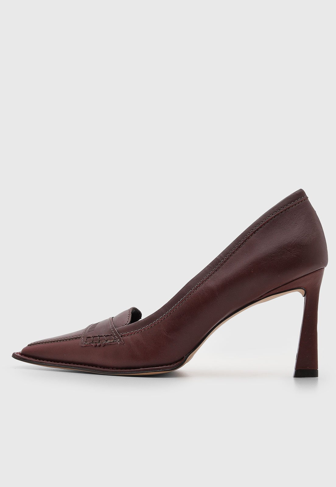Scarpin Feminino Santa Lolla Couro Marrom