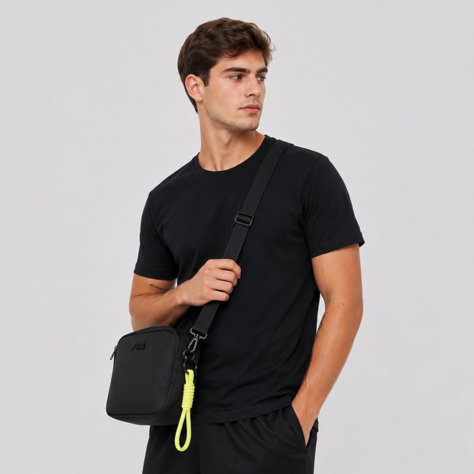 Bolsa Fila Sport Life Letter Preta