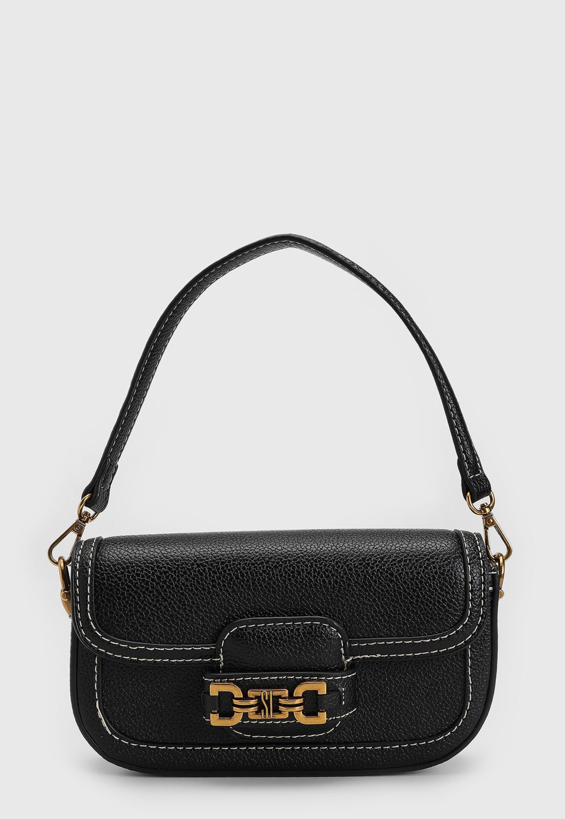 Bolsa Tiracolo Santa Lolla Alça Dupla Preta