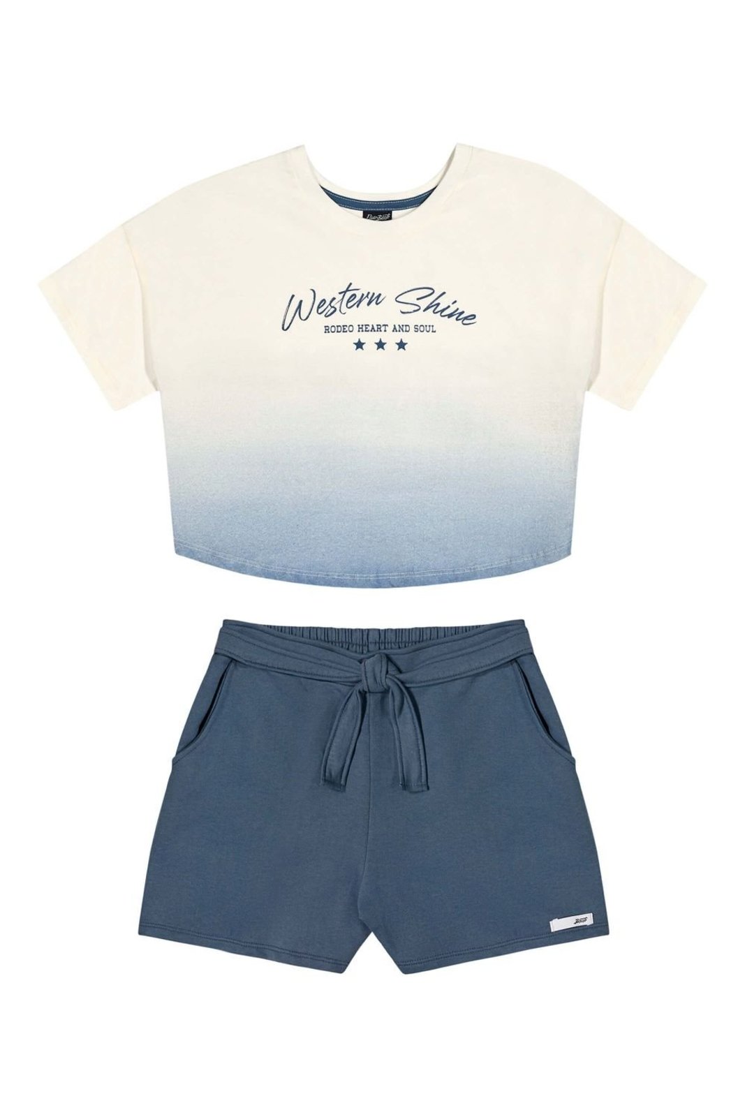 Infantil - Conjunto Juvenil Menina Western Beats Azul