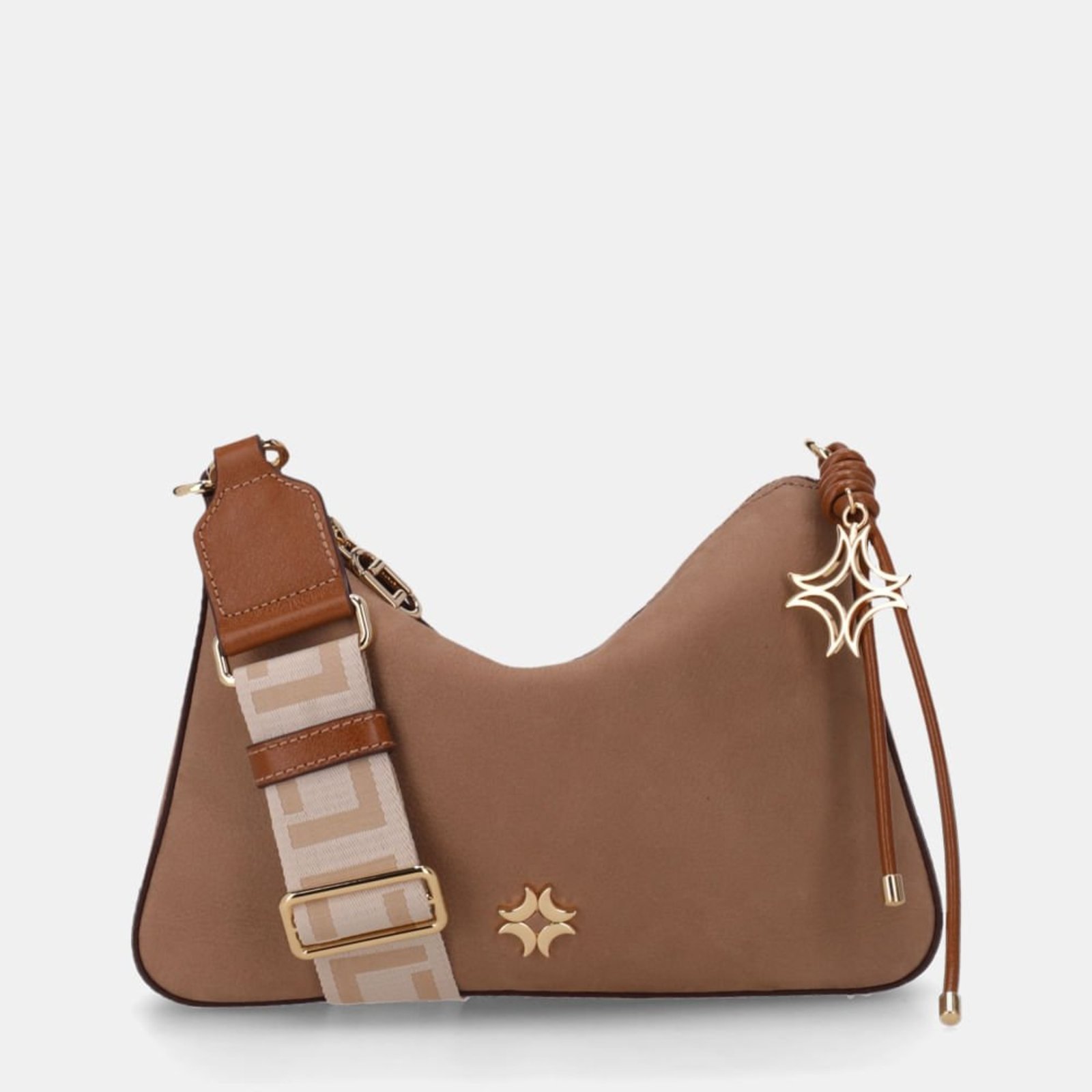 Bolsa Tiracolo Média Bison Ginger - 2000943 Luz da Lua