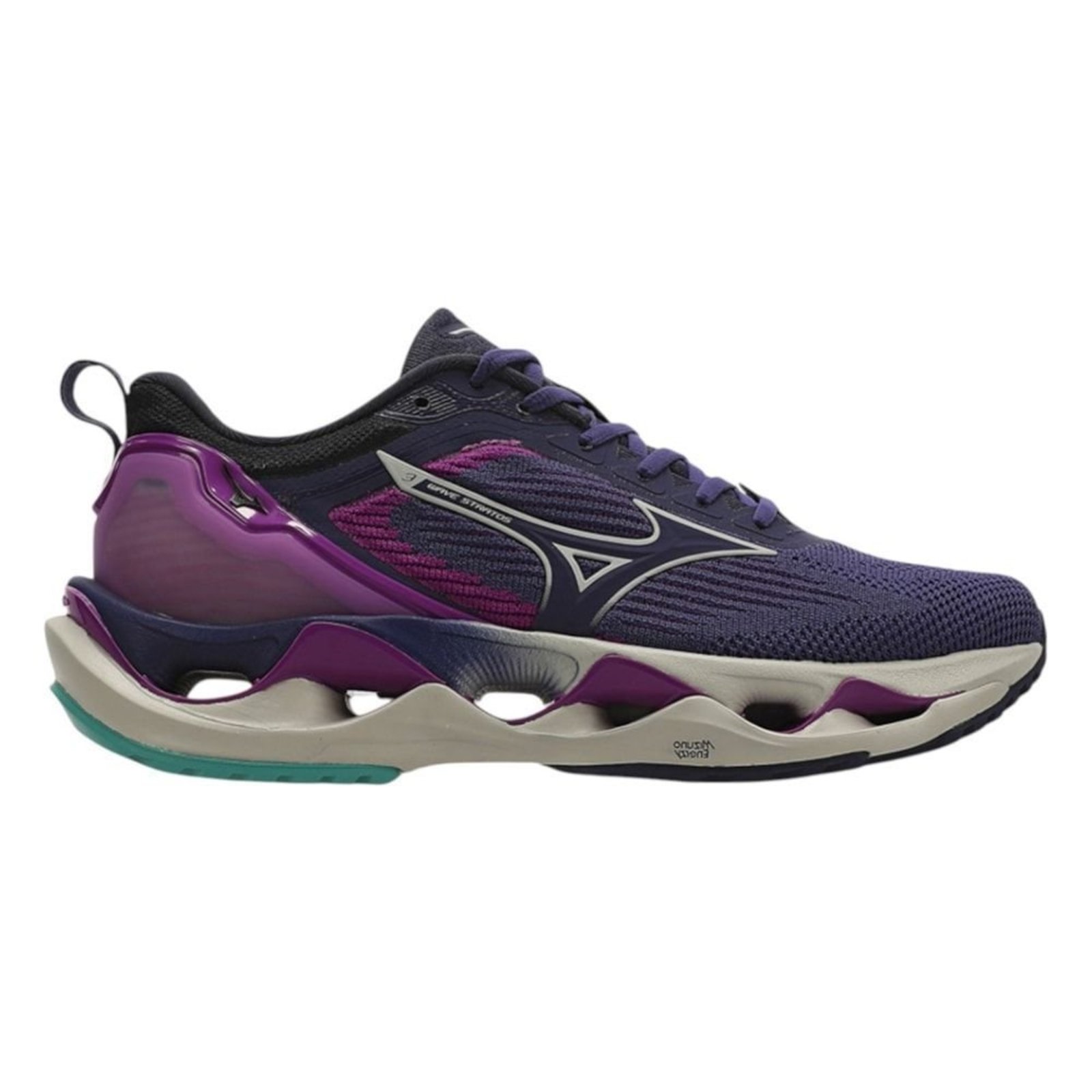 Tênis Mizuno Wave Stratos 3 Feminino - Azul - Mizuno
