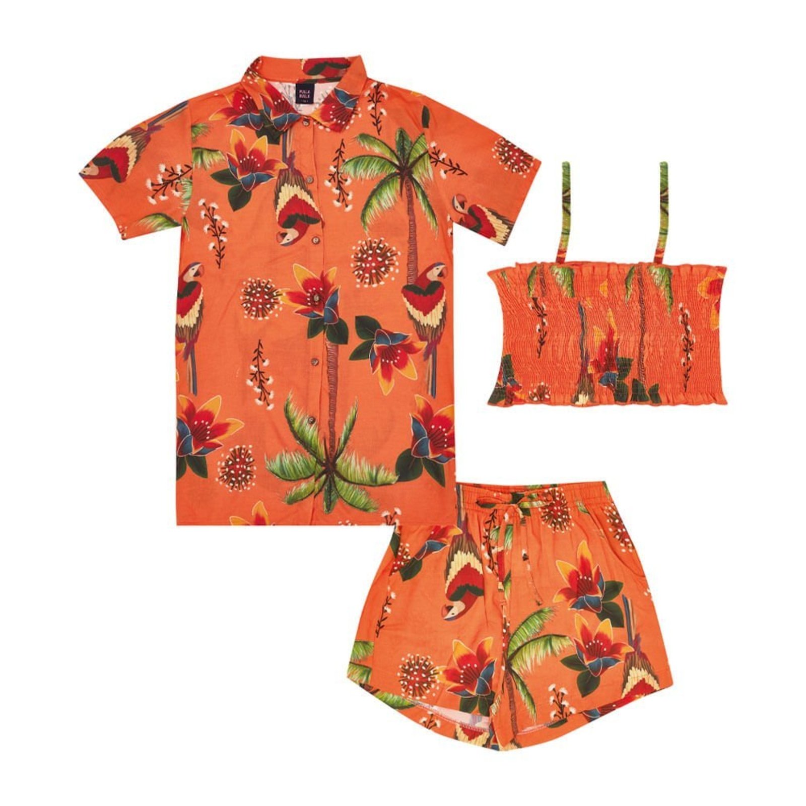 Infantil - Conjunto Juvenil Menina - Digital Laranja - 49426-1298 Rosa