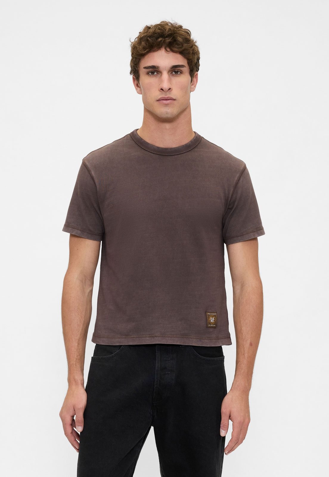 Camiseta Masculina GAP Lavada Marrom