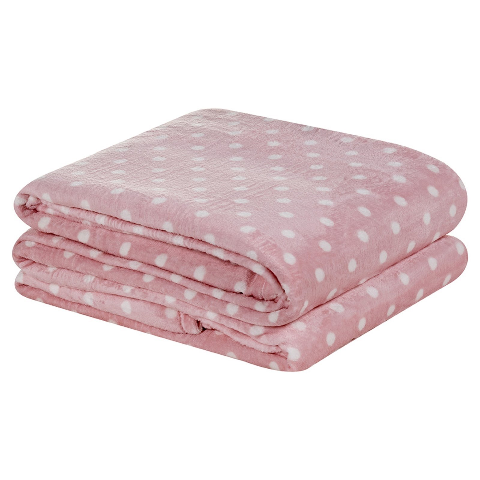 Manta Flannel Microfibra Mimosa Queen - Rosa