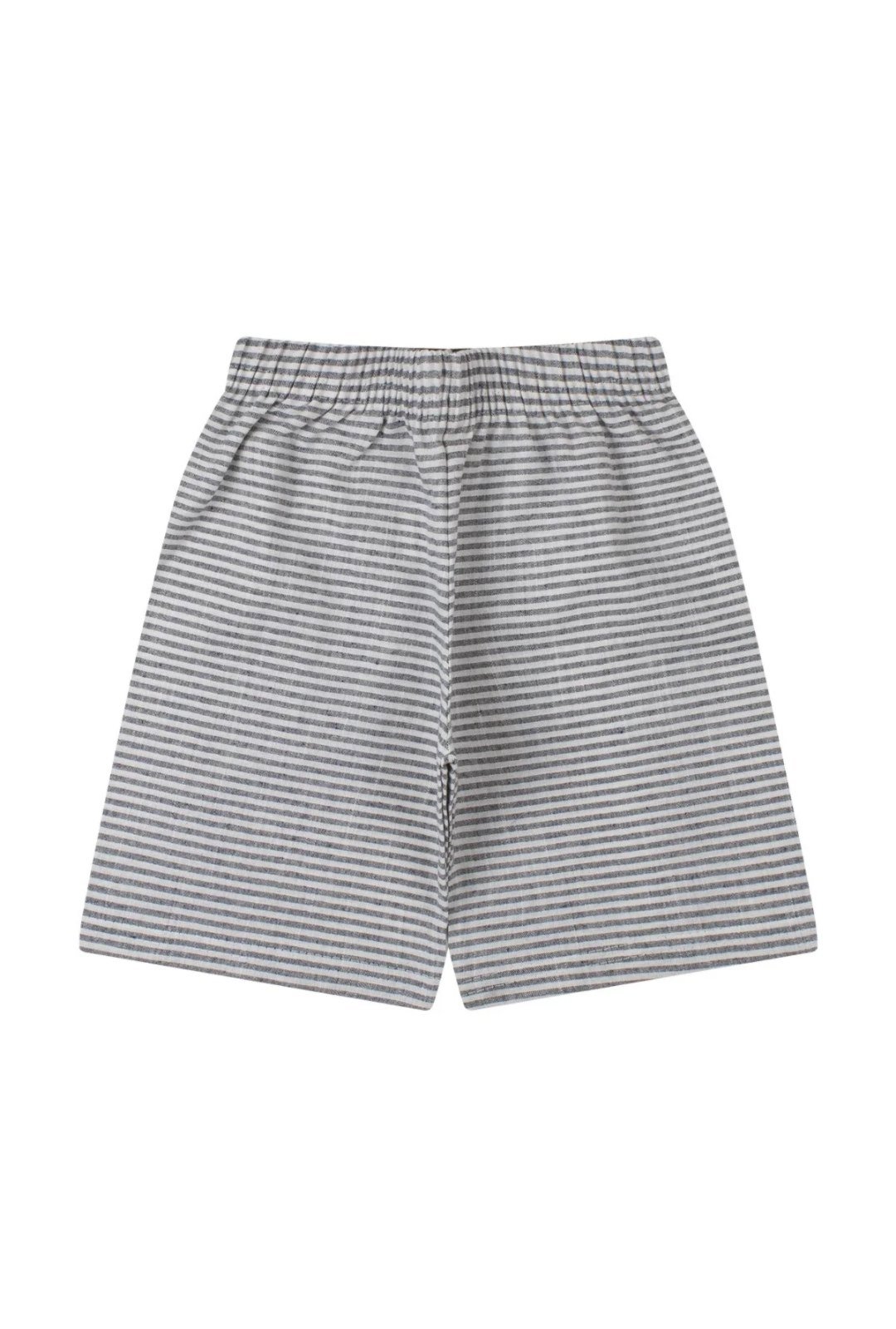 Infantil – Bermuda Menino Listrado Preto – Alemara