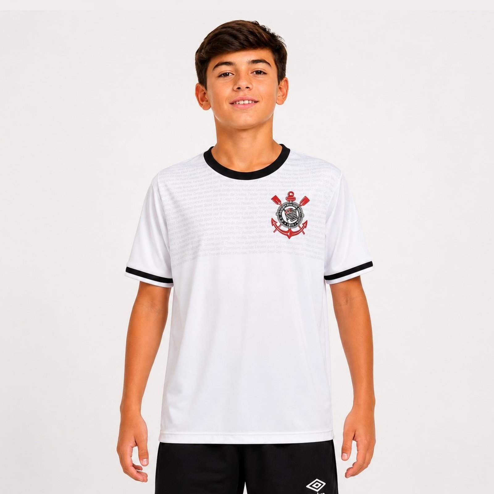 Camisa Corinthians Lumina Juvenil Branca