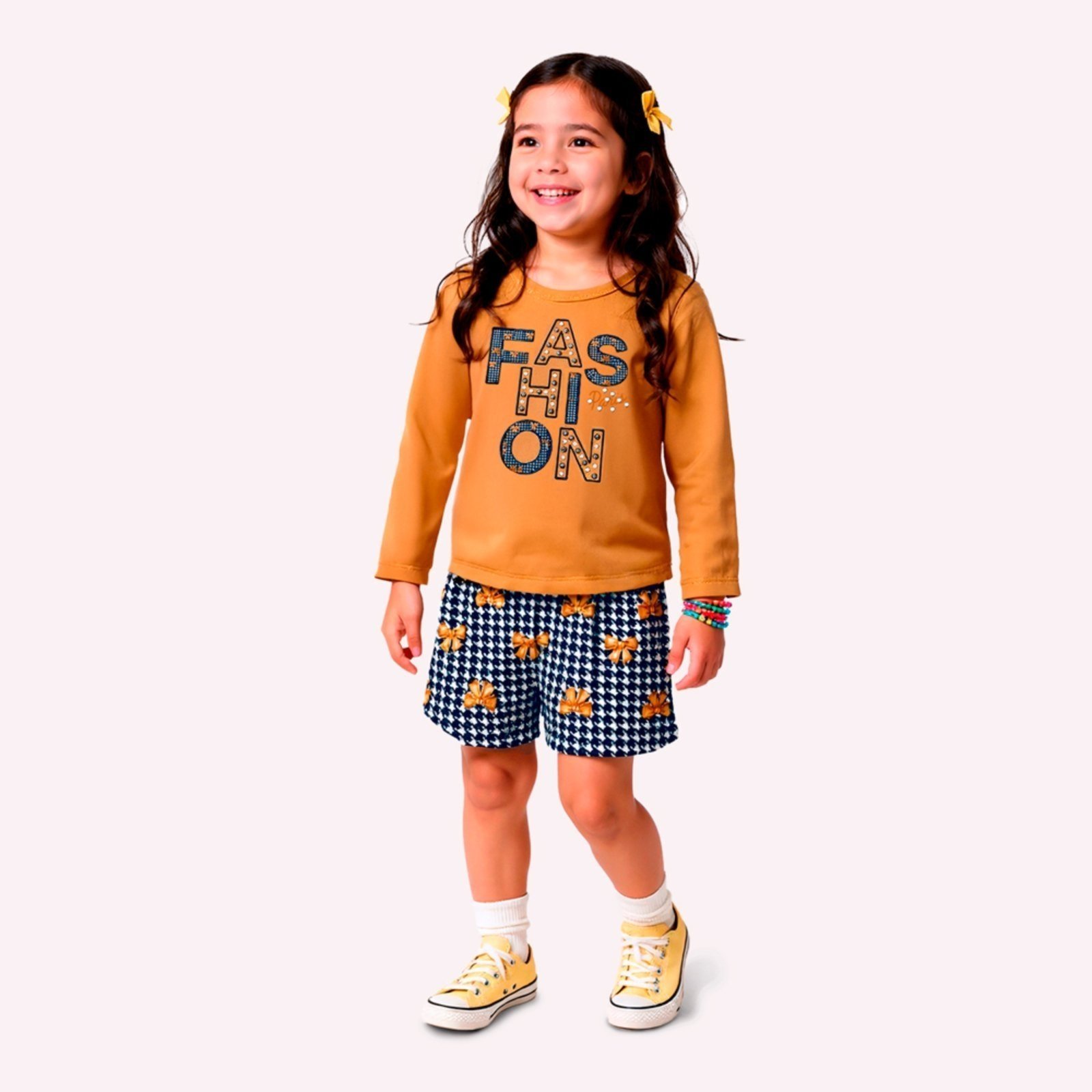 Infantil - Conjunto Menina com Strass Kyly