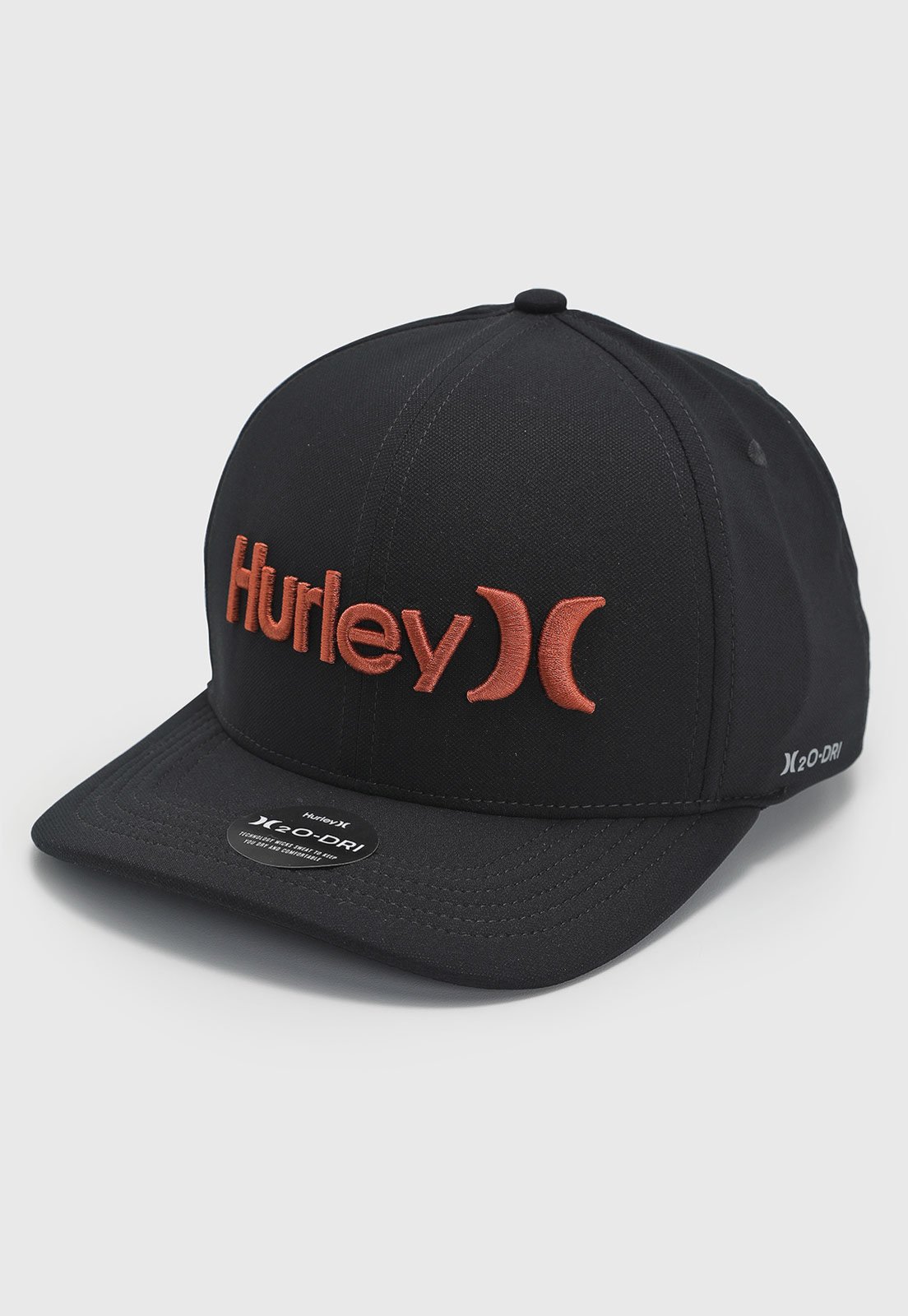 Vista 3 Boné Hurley One & Only IMP Preta hurley preto
