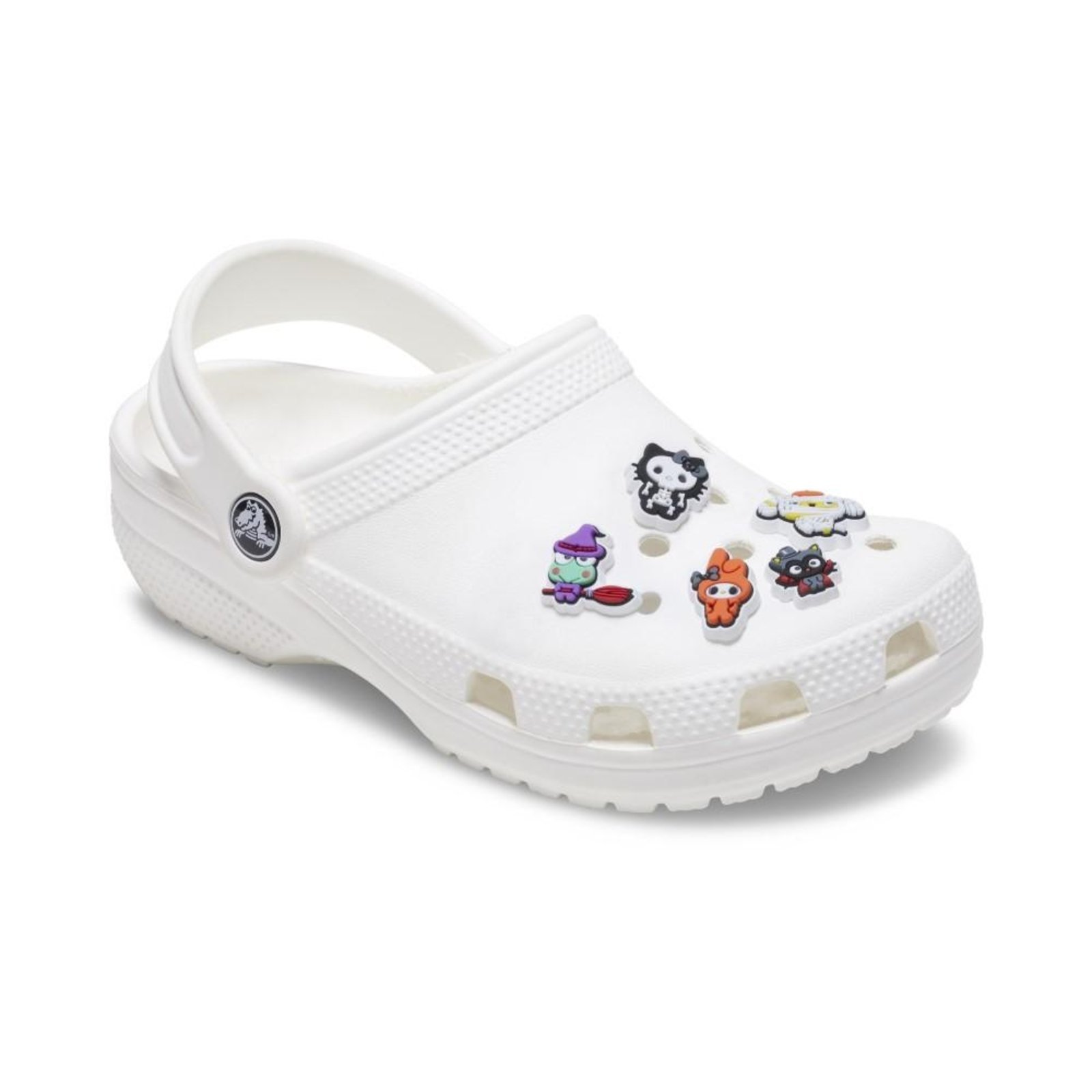 Vista 3 Infantil - Jibbitz™ Hello Kitty Friends Halloween Pack Com 5 Peças Crocs branco