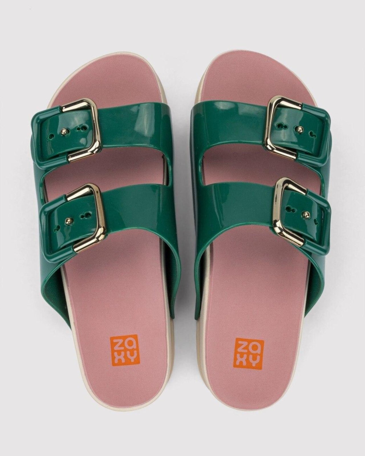 Chinelo Slide Zaxy Partner Soft Verde