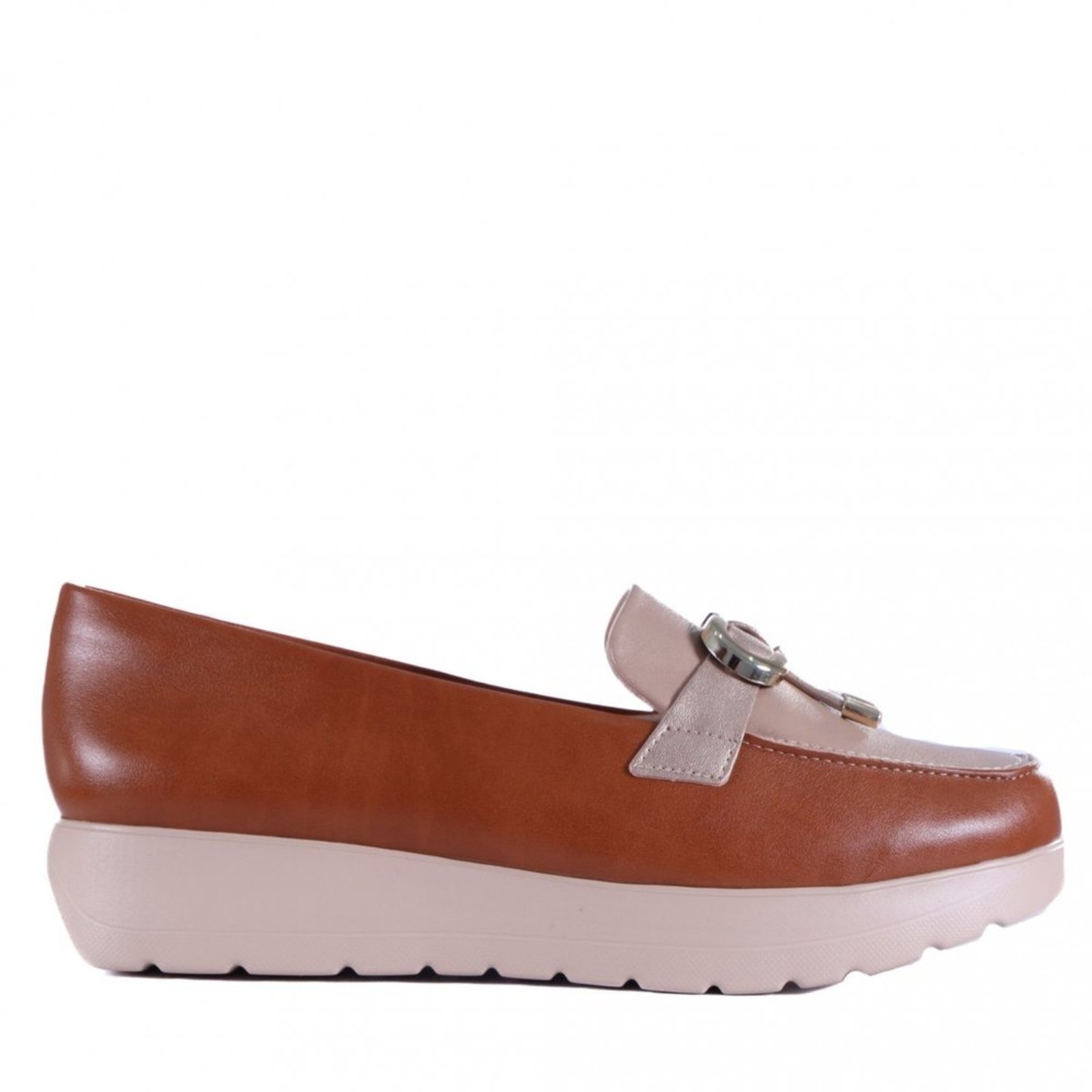 Mocassim Feminino Comfortflex 25-59403 Comfortflex Marrom
