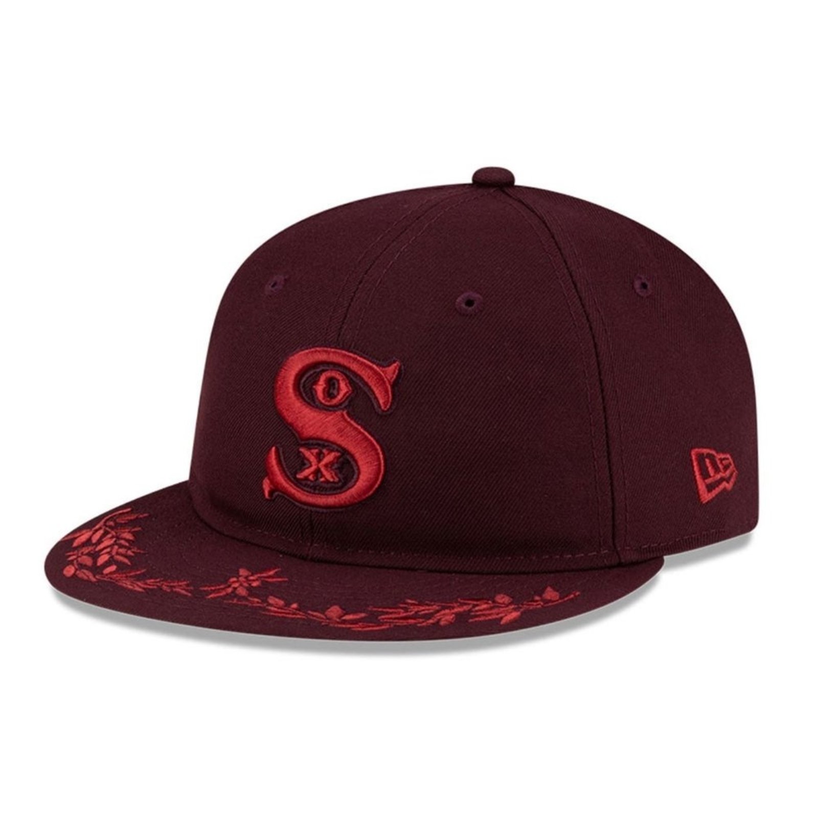 Bone New Era 9FIFTY Retro Crown Chicago White Sox MLB Roxo