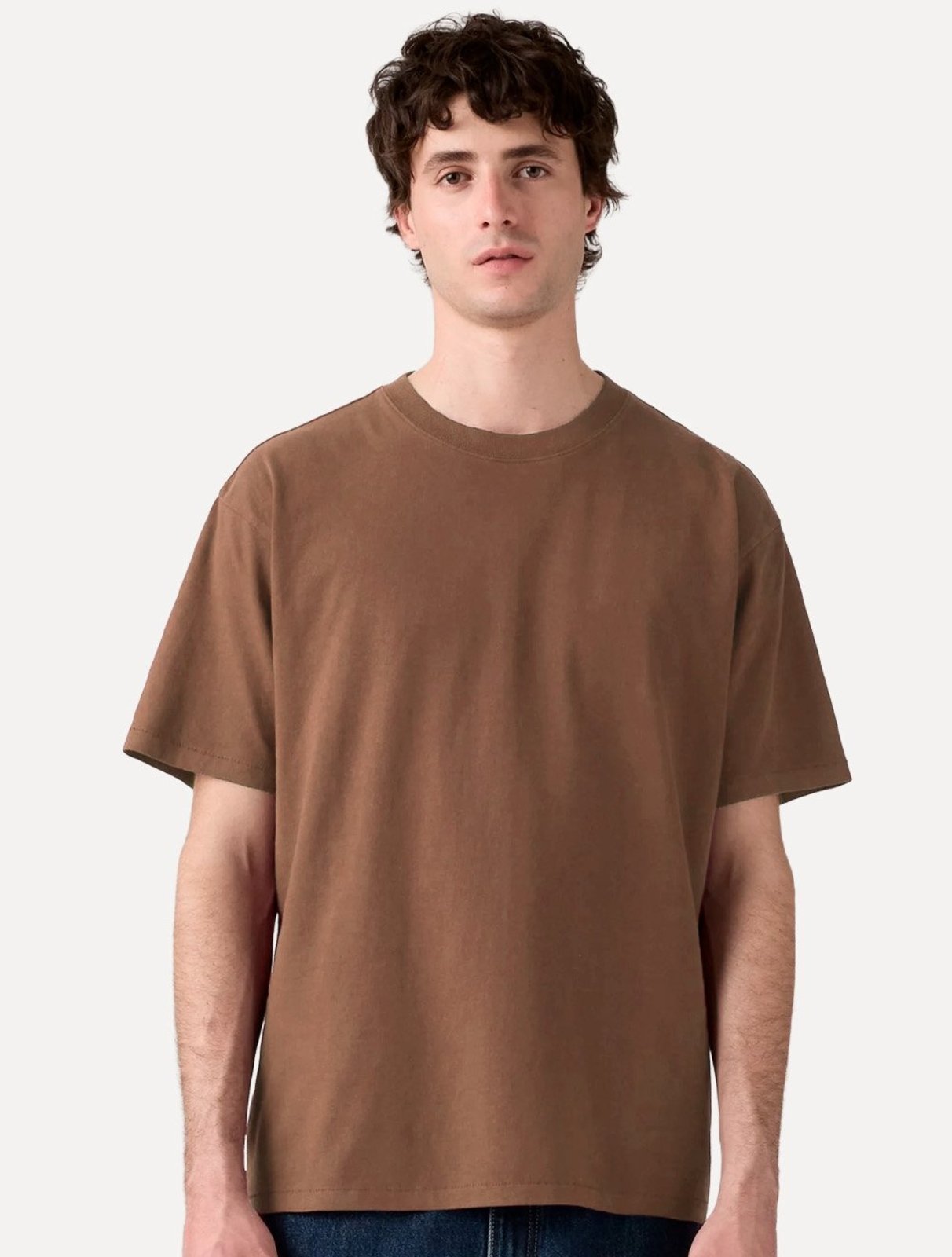 Camiseta Levis Masculina Básica Essential Tee Marrom