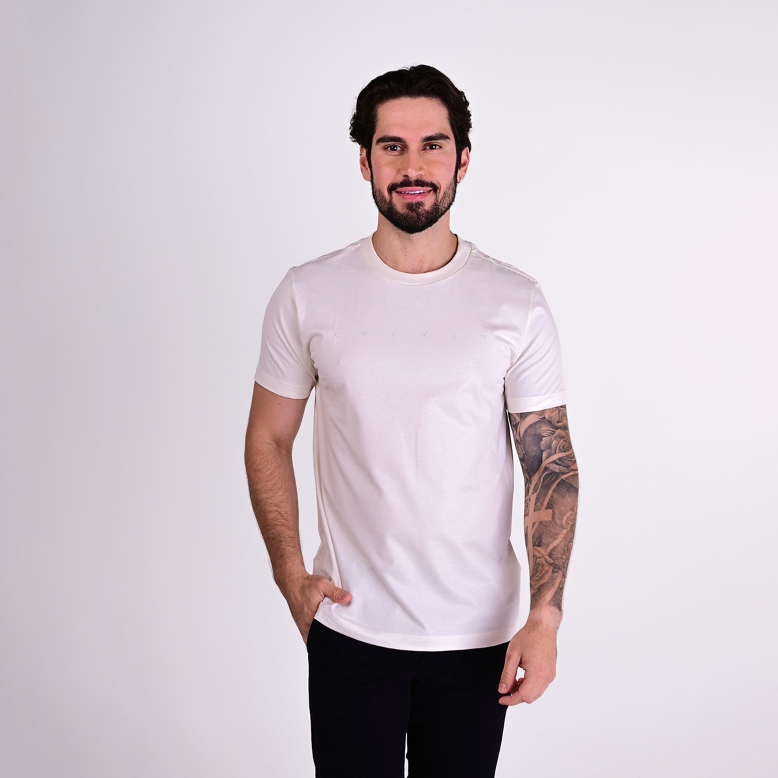 Camiseta Aramis Fragment Relief Off White