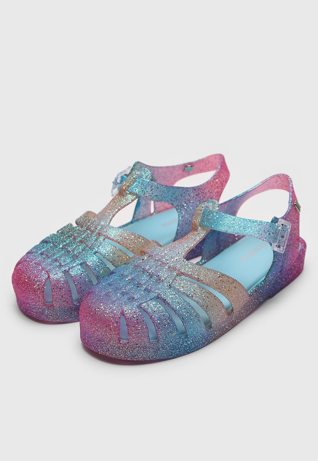 Infantil - Sandália Mini Melissa Possession Glitter Azul