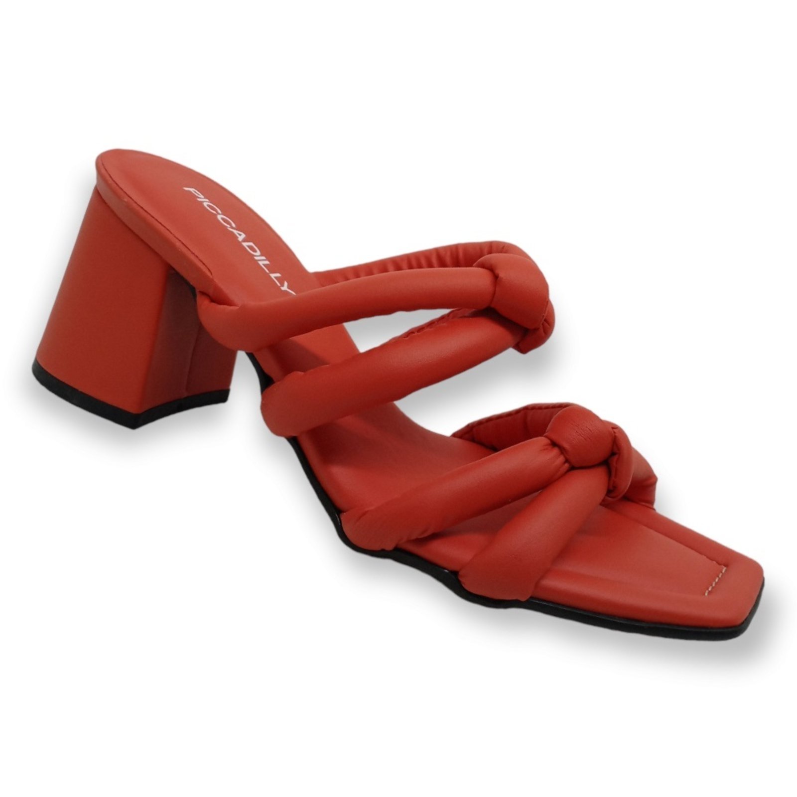 Tamanco Salto Grosso Piccadilly 626022-1 Laranja