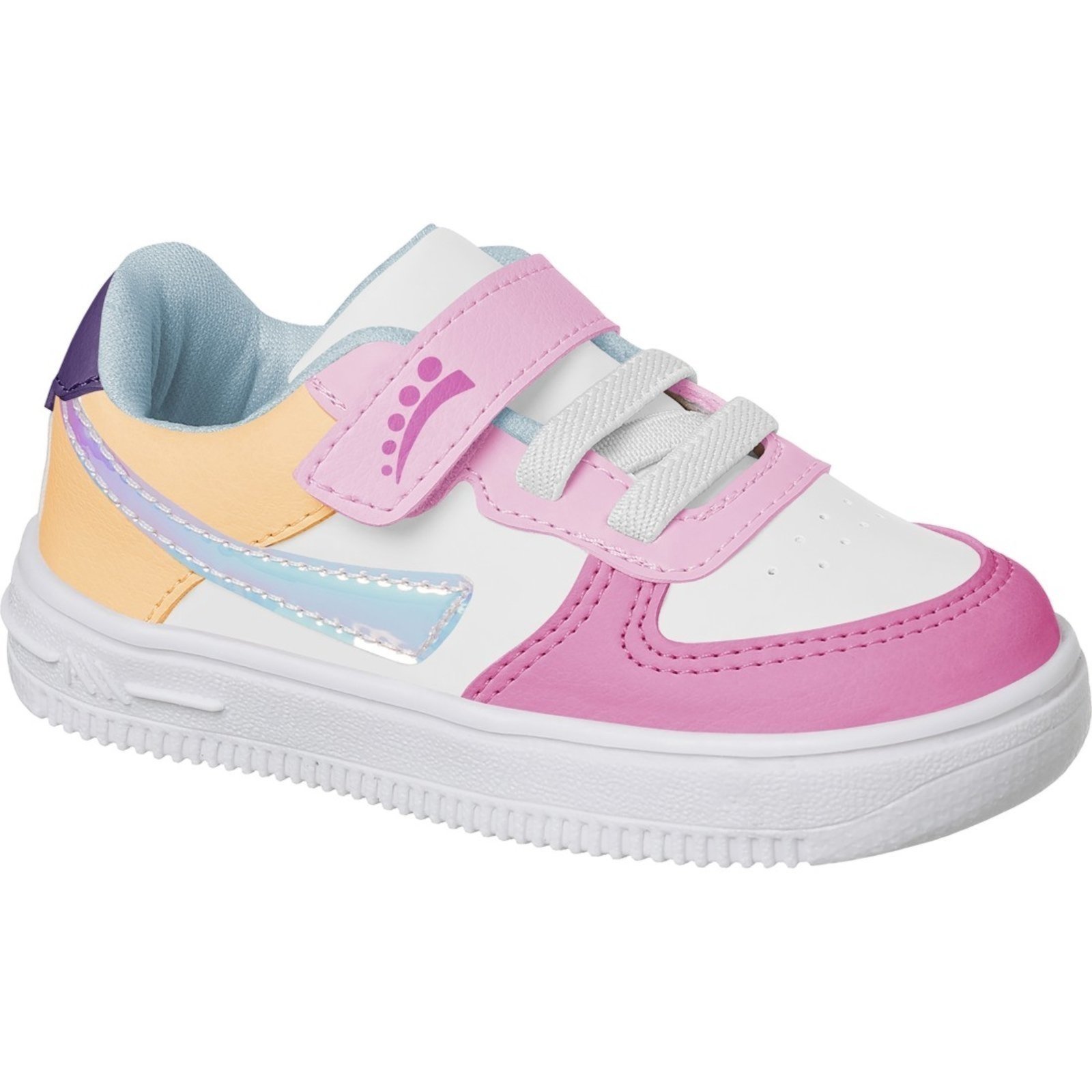 Infantil – Tênis Ortopasso Force One Menina Rosa