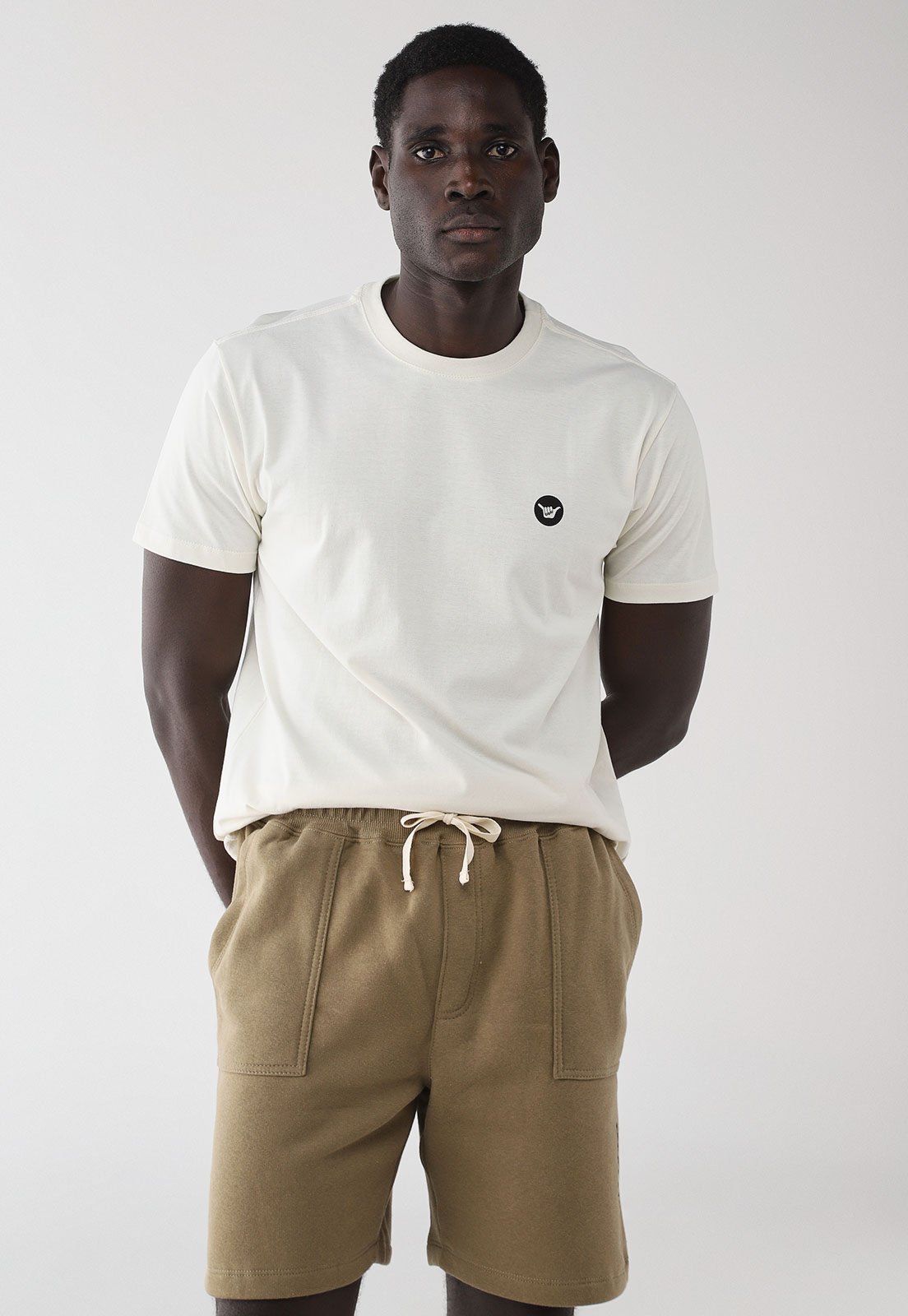 Camiseta Masculina Hang Loose Silk Spray Off-White