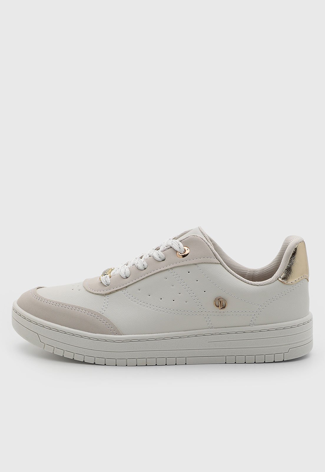 Tênis Feminino Dakota Detalhe Metálico Branco