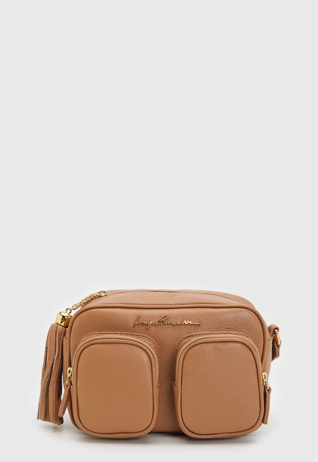 Bolsa Feminina Luiza Barcelos Vien Caramelo