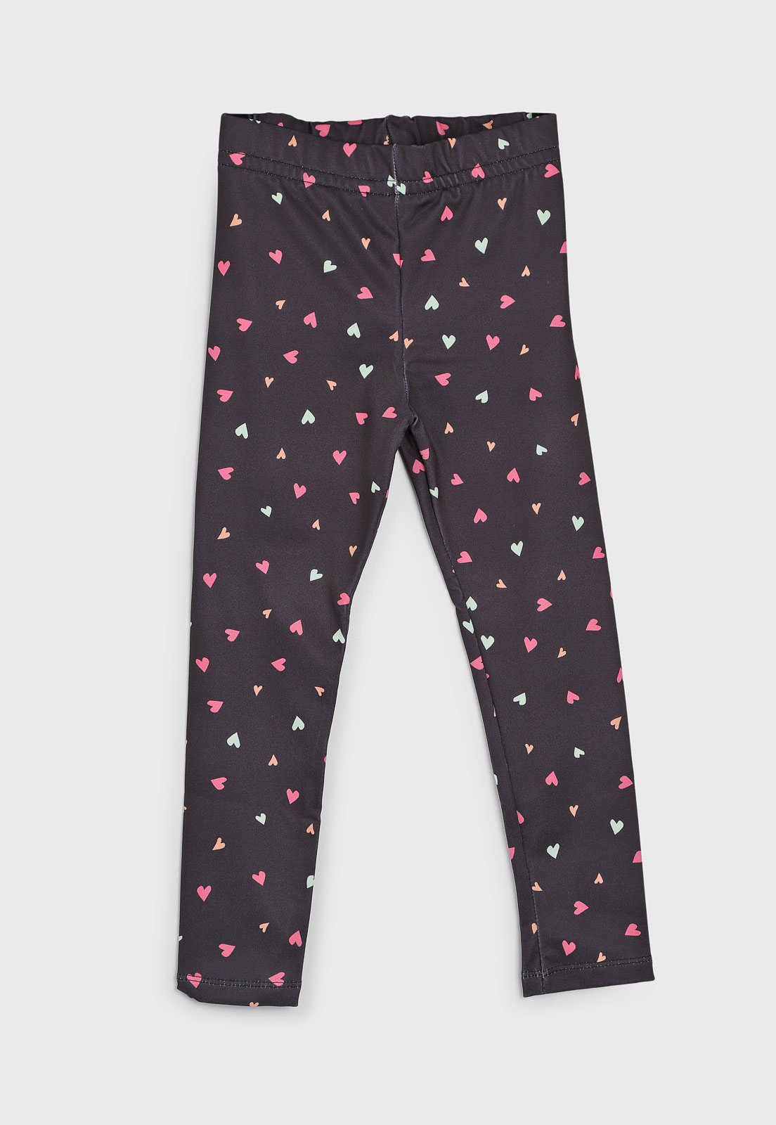 Vista 3 Infantil - Calça Brandili Estampa de Corações Roxa roxo Brandili roxo