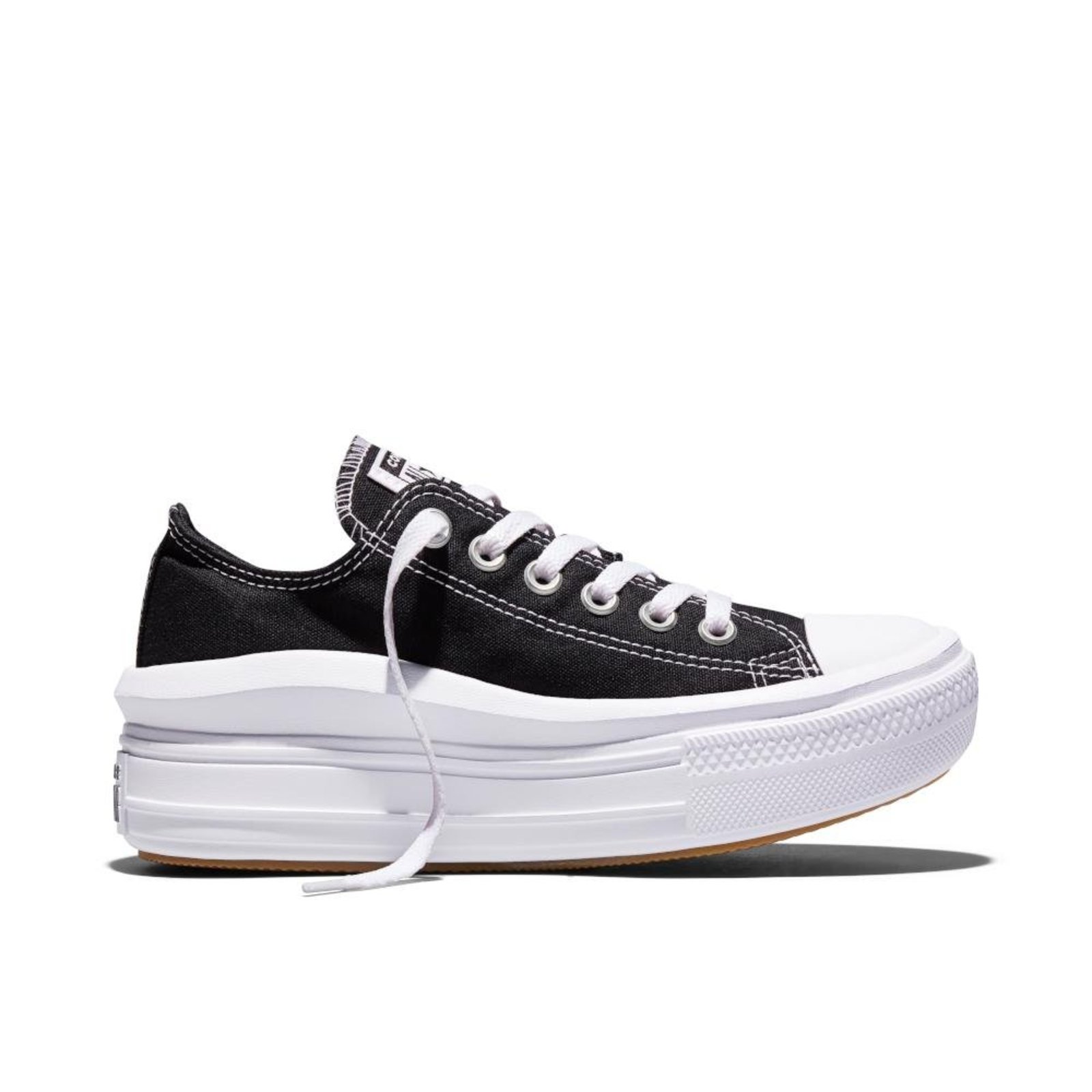 Tênis Chuck Taylor All Star Move Cano Baixo Preto