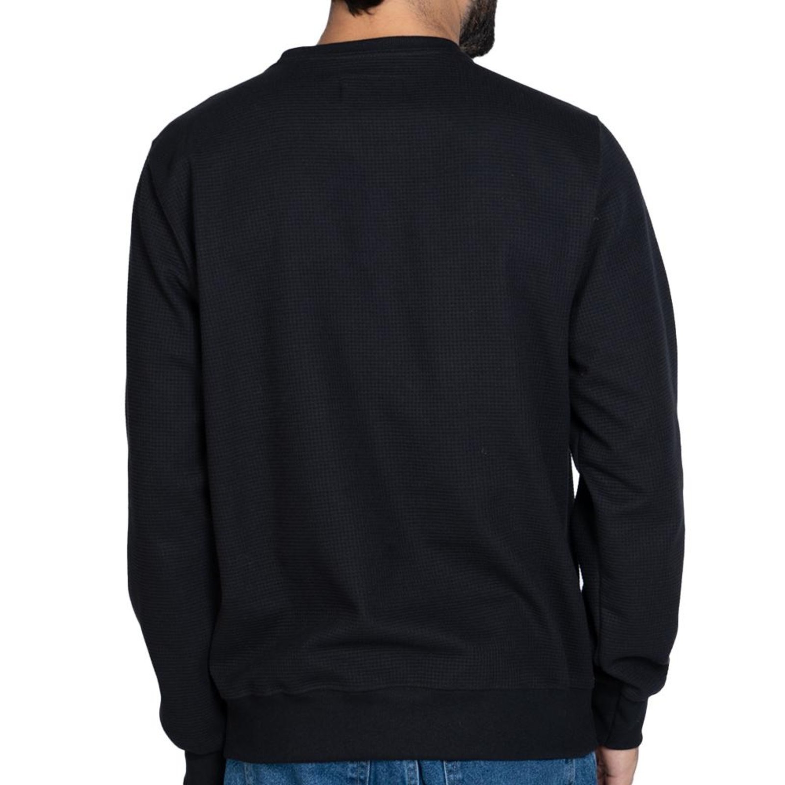 Moletom Quiksilver Careca Rythimic WT25 Masculino Preto