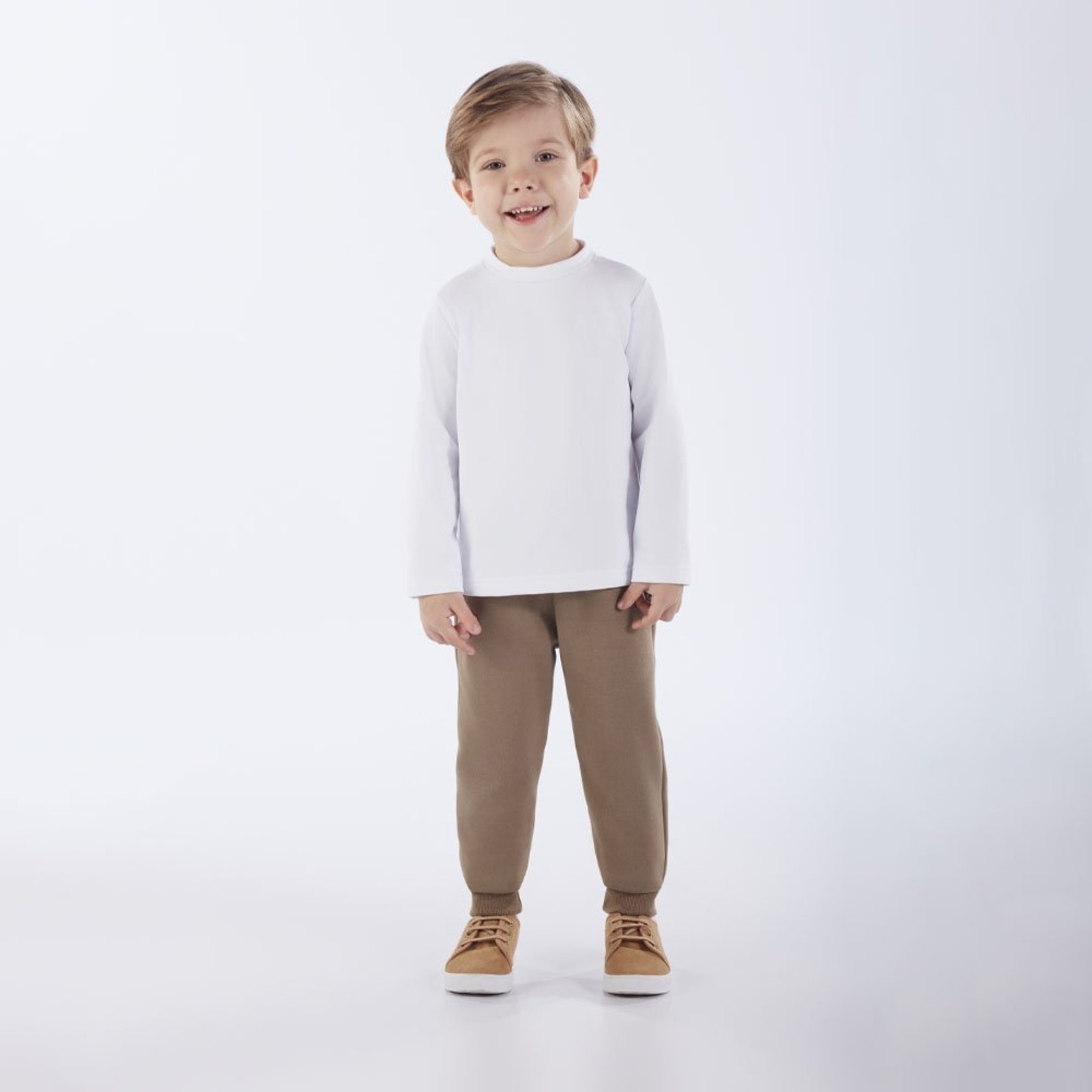 Infantil - Camiseta Primeiros Passos Menino - Branco - 52763-3
