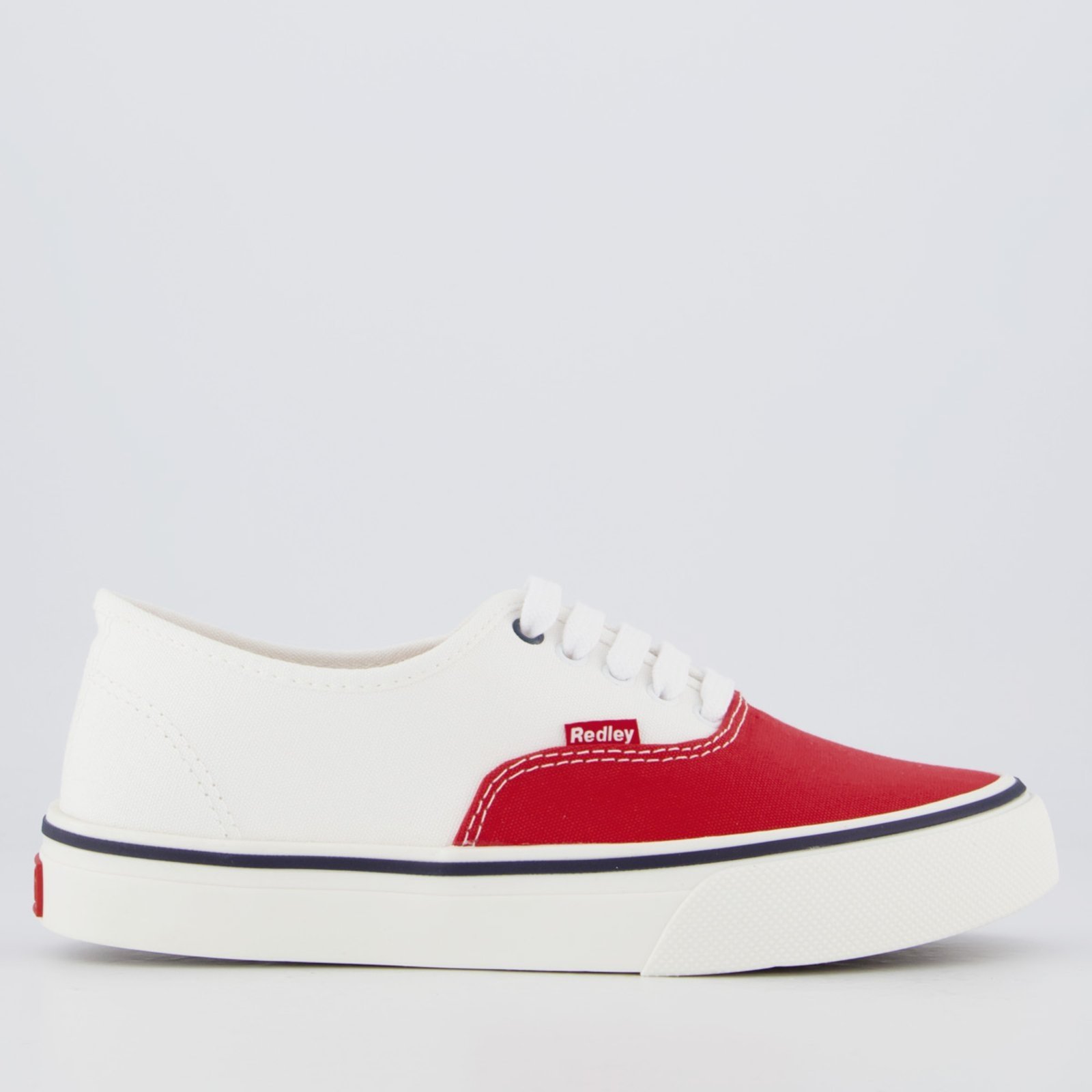 Tênis Redley Originals Bicolor Branco e Vermelho