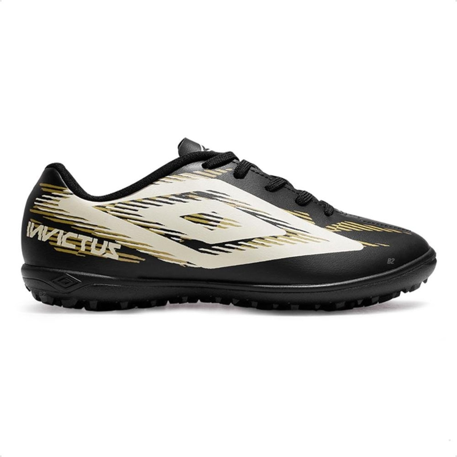 Chuteira Society Umbro Invictus Jr Preto