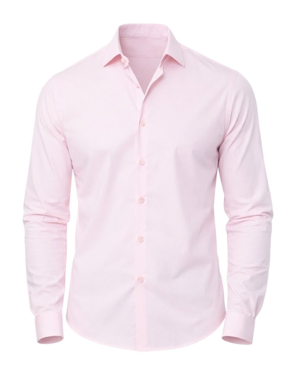 Camisa Social Masculina Casual Slim Fit com Elastano - 50701