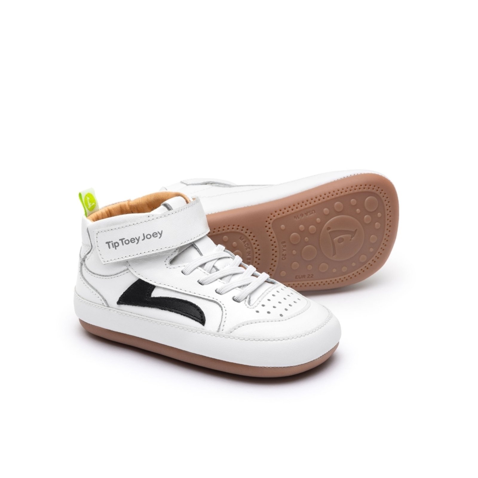 Infantil – Tênis Cano Alto Tip Toey Joey Landy High-Top Branco