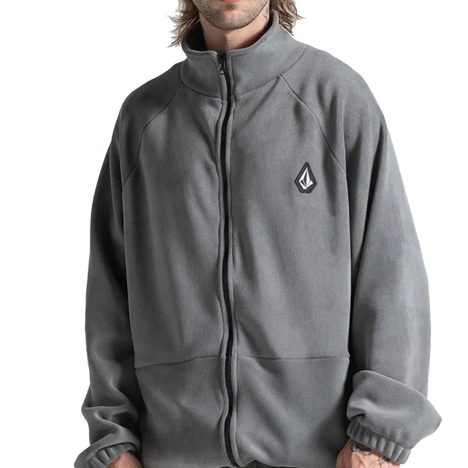 Jaqueta Volcom Runtine WT26 Masculina Cinza Chumbo