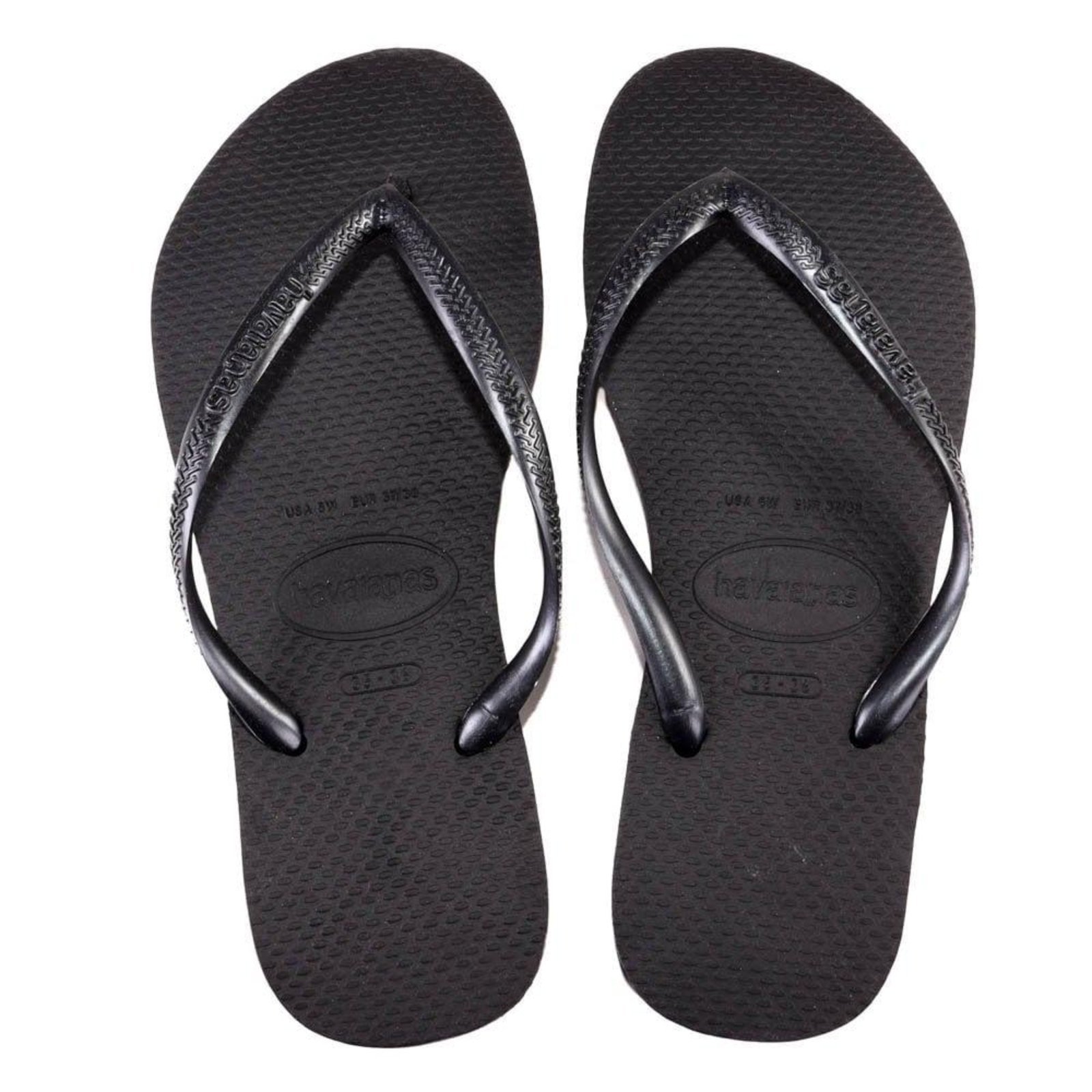 Chinelo Feminino Havaianas Slim Fc Preto Incolor