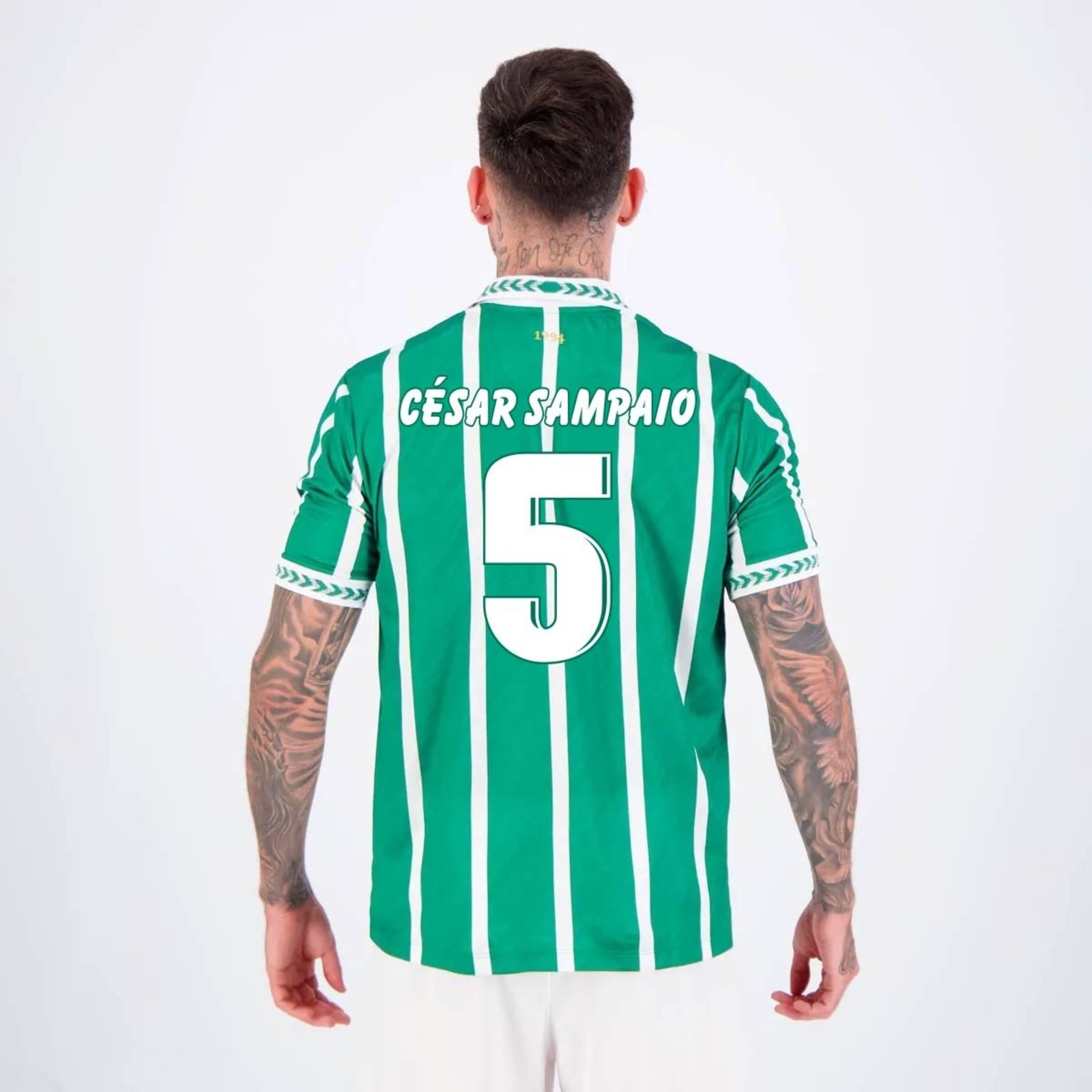 Camisa Palmeiras Retrô 1994 Verde 5 César Sampaio
