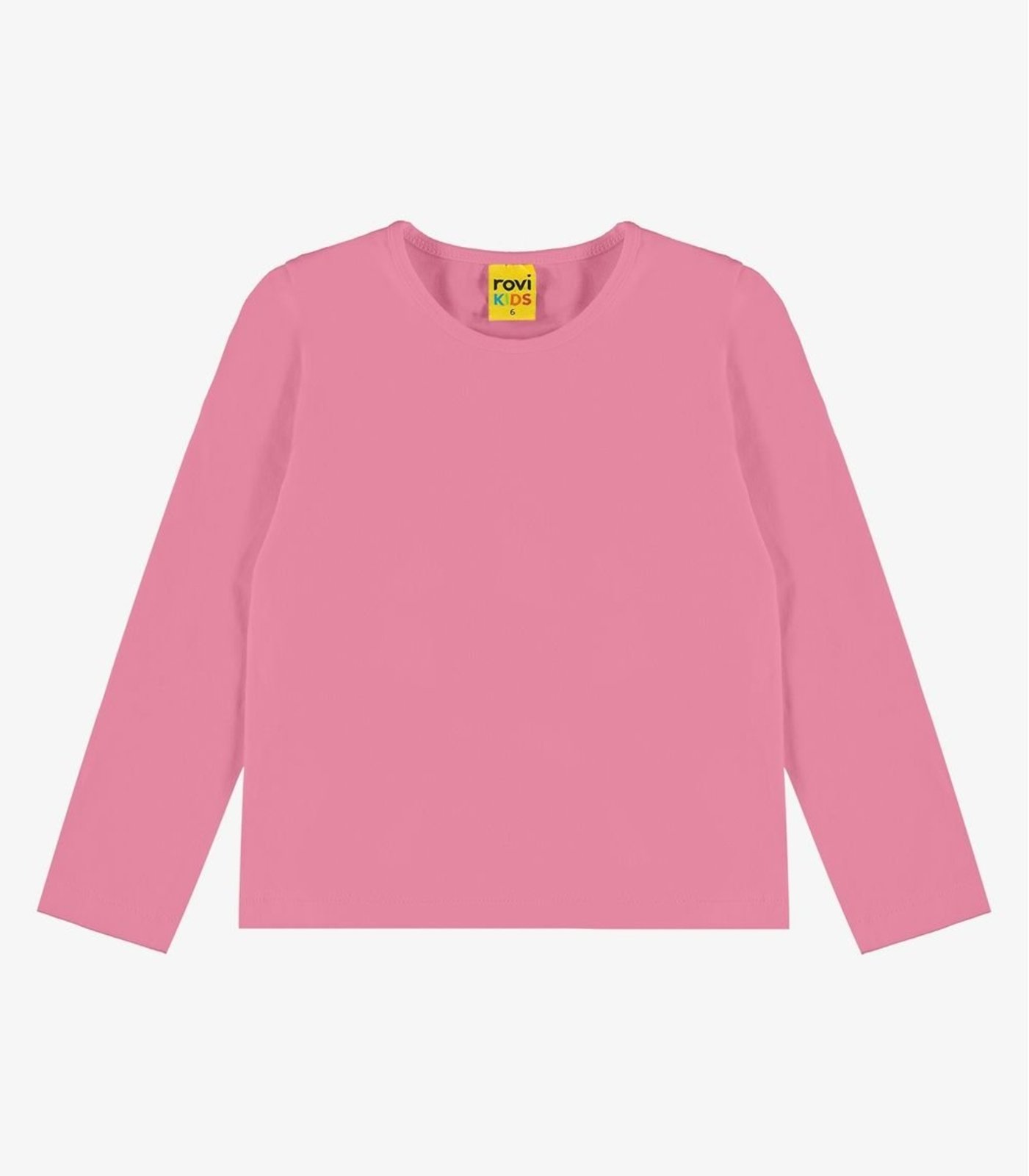 Infantil - Blusa Manga Longa Feminina Rovitex Rosa