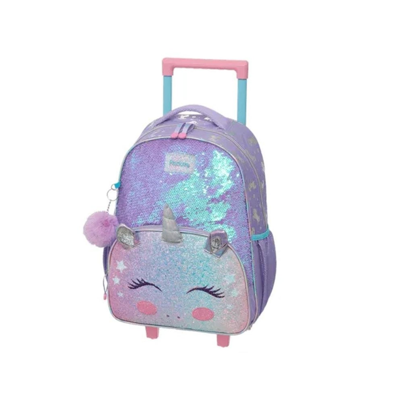Infantil - Mochila Pacific com Carrinho Pack me Amazed Unicorn Lilás
