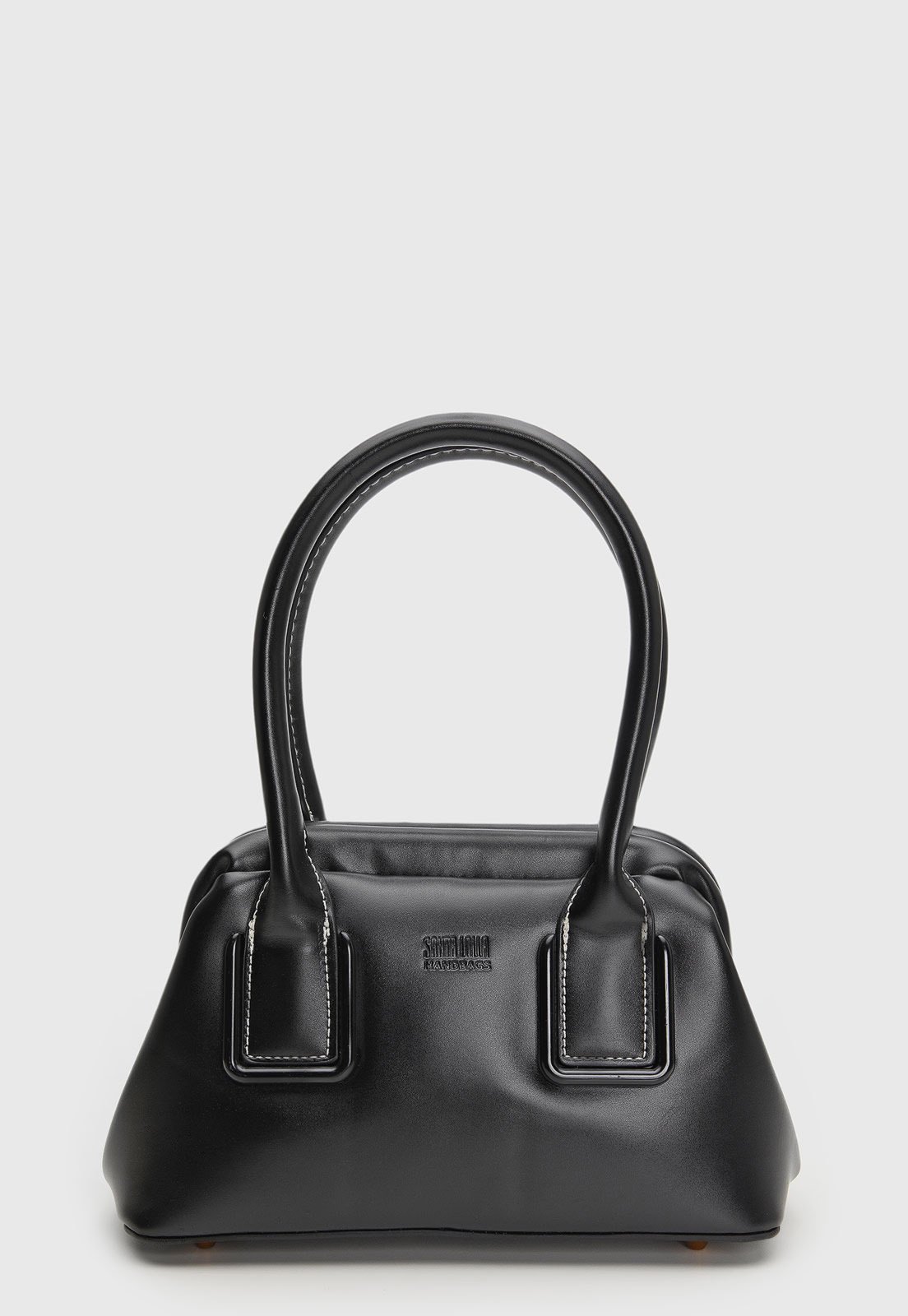 Bolsa Feminina Santa Lolla Média Estruturada Preta