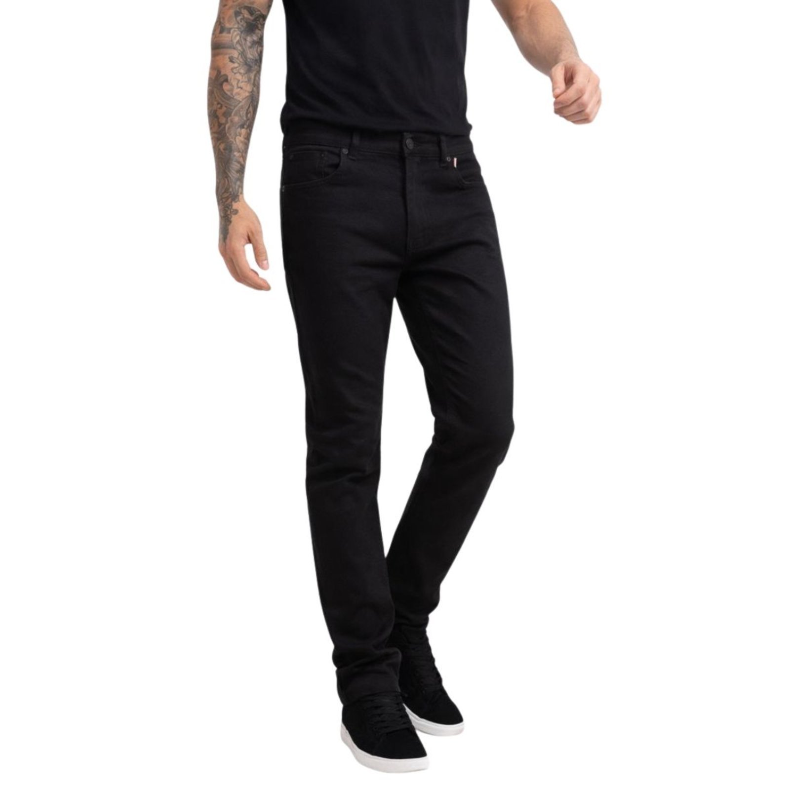 Calça Sarja Masculina Slim Casual Premium Confortável Preto