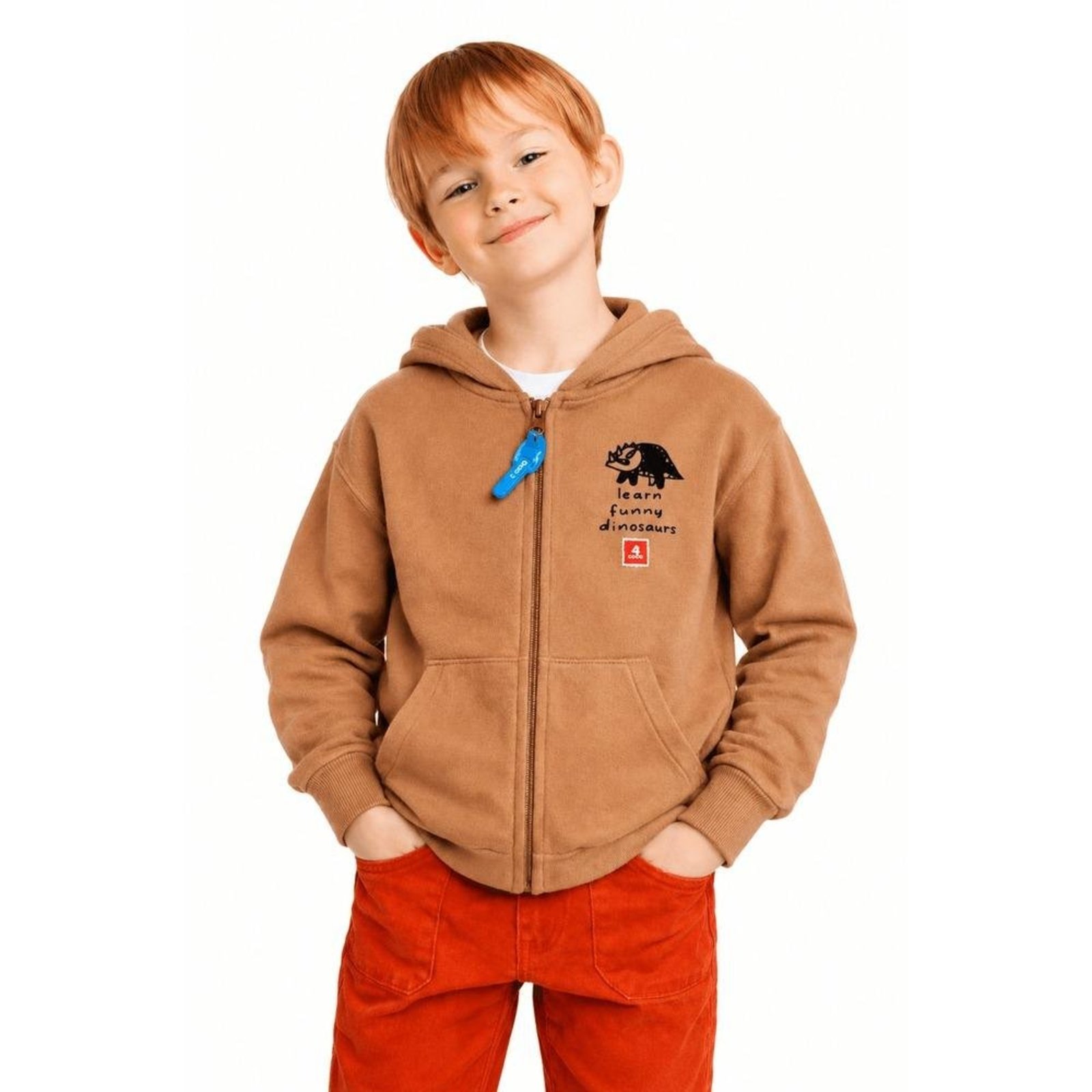 Infantil - Casaco Menino Diverdinos Alphabeto Pe de Moleque