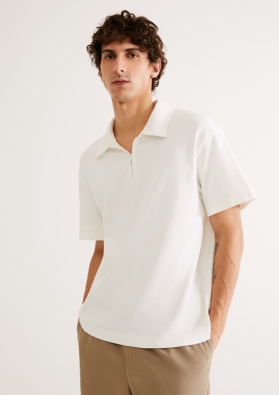 Camisa Polo Masculina Em Malha Tech Hering