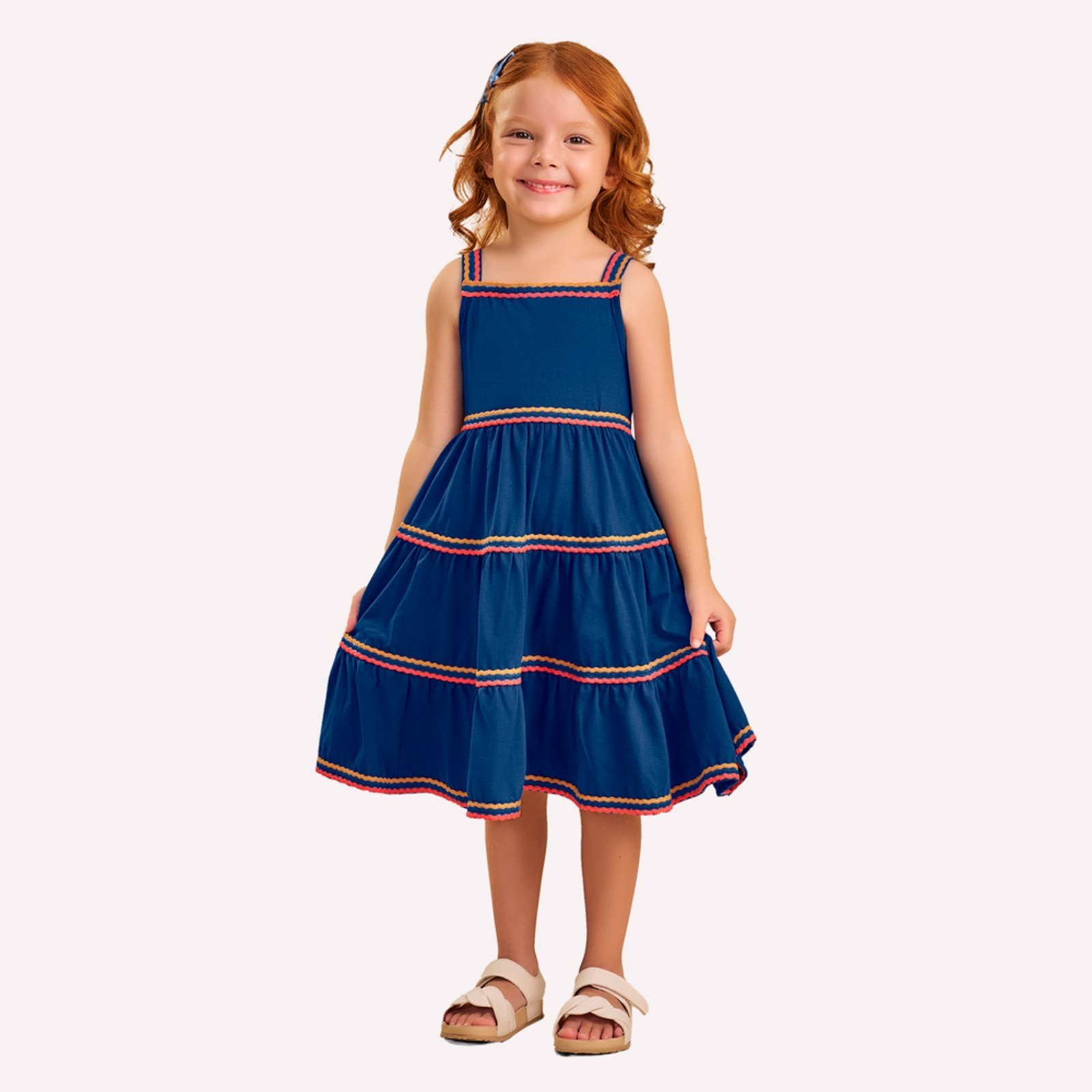 Infantil – Vestido Menina com Aviamentos Nanai